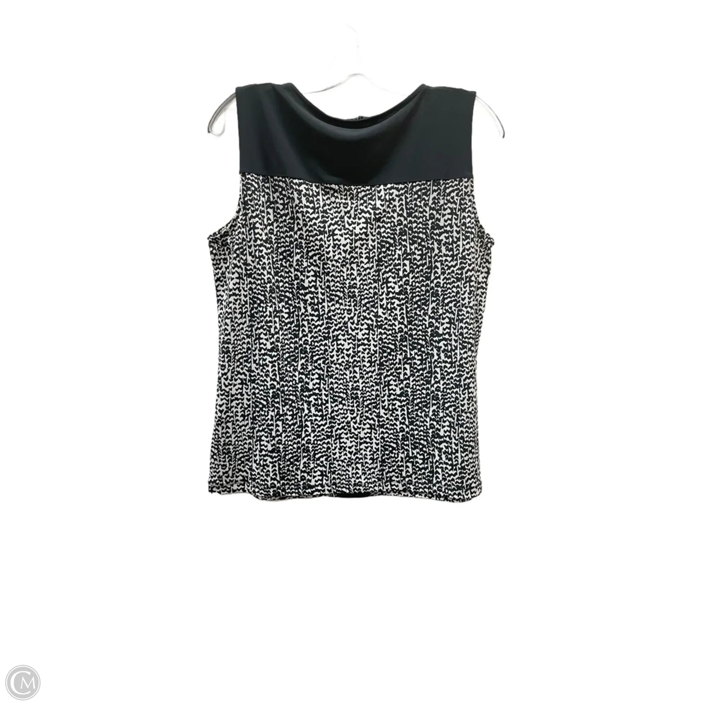 Top Short Sleeve By Jones New York In Black, Size: M