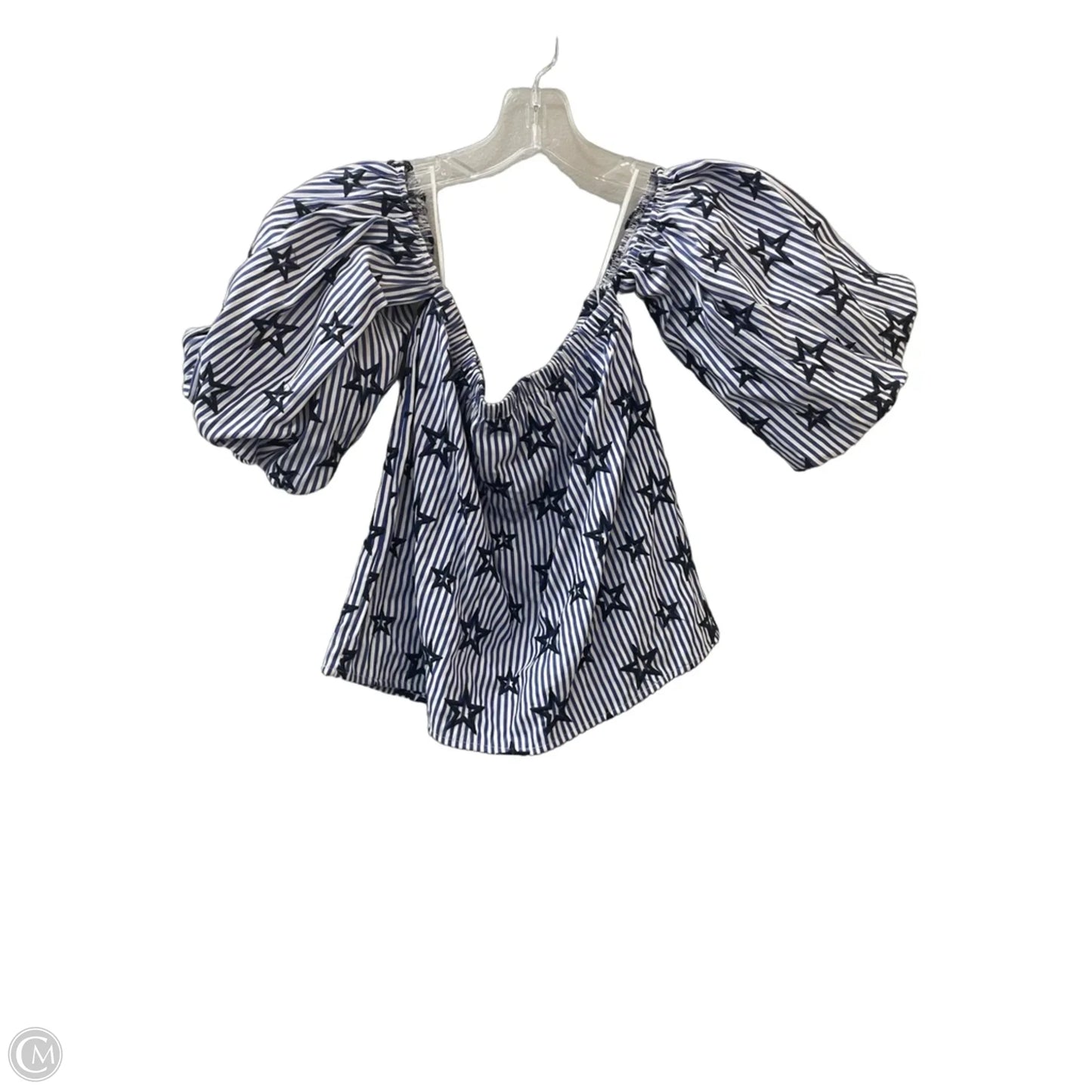 Top 3/4 Sleeve By Romeo And Juliet In Blue, Size: S