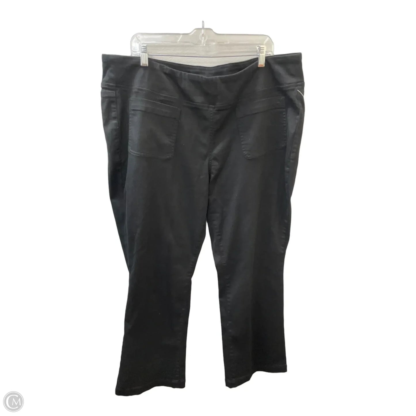 Jeans Boot Cut By Belle By Kim Gravel In Black, Size: 22