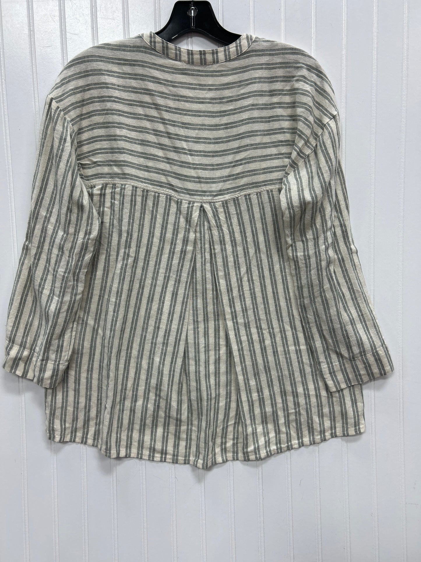 Top Ls By Madewell In Cream & Green, Size:Xxs