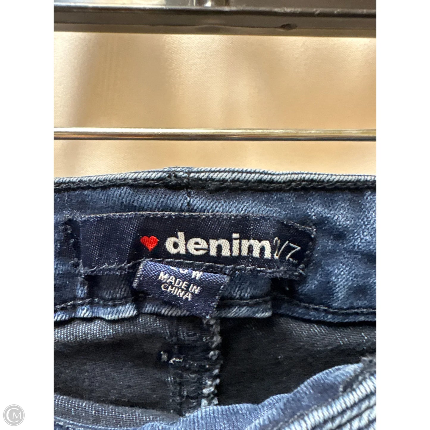 Capris By Denim 24/7 In Blue Denim, Size: 2x