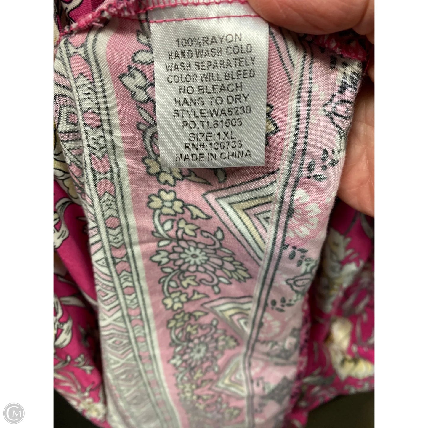 Dress Casual Maxi By Umgee In Pink, Size: 1x