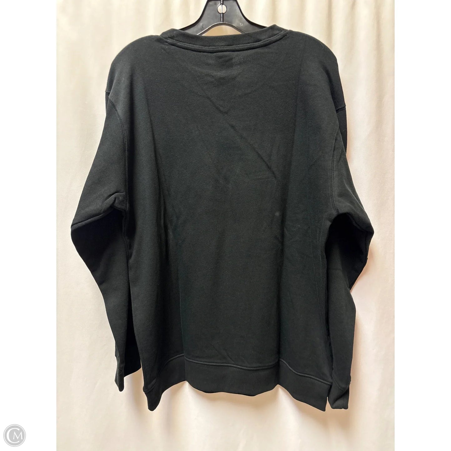 Sweatshirt Crewneck By Pink In Black, Size: M