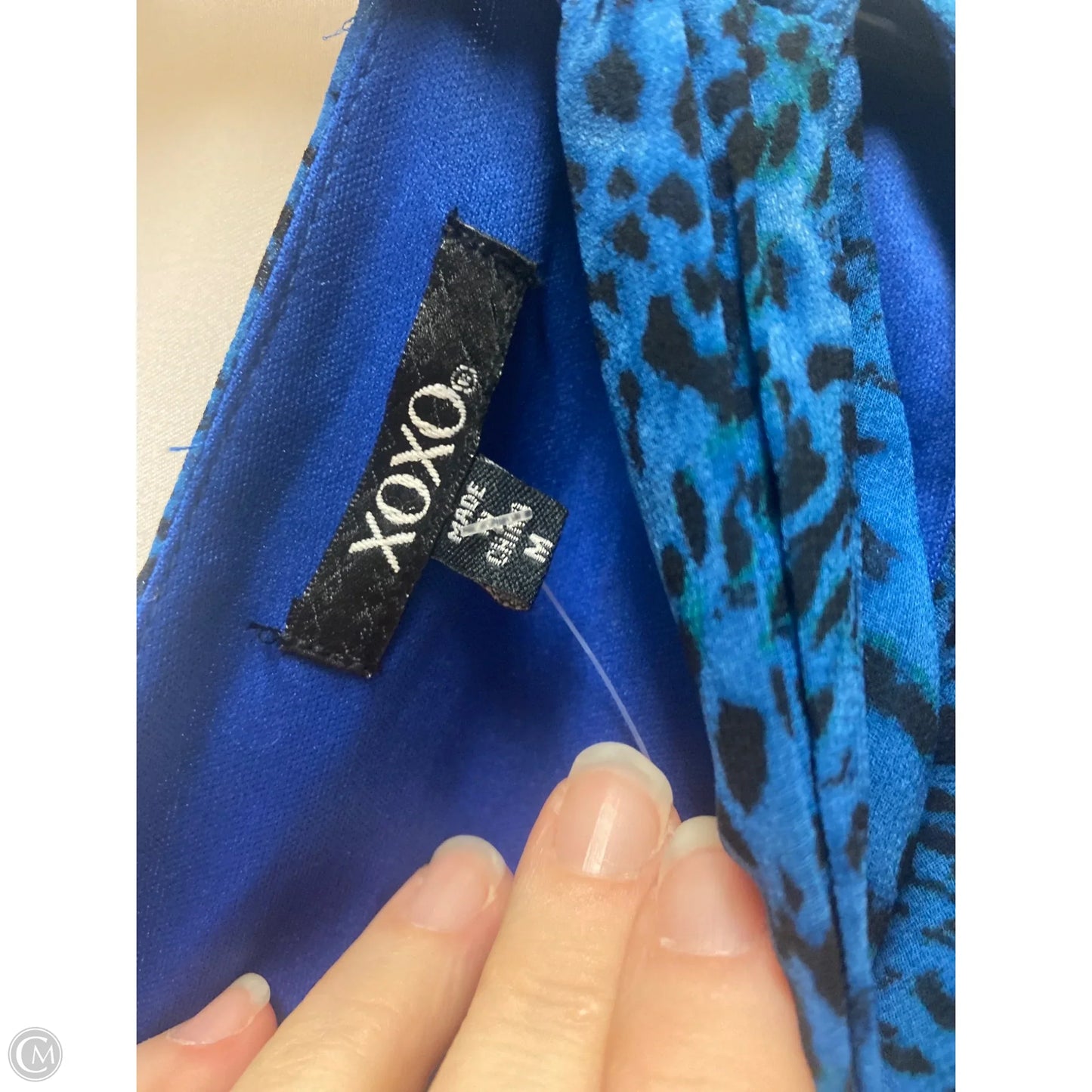 Dress Casual Midi By Xoxo In Blue, Size: M