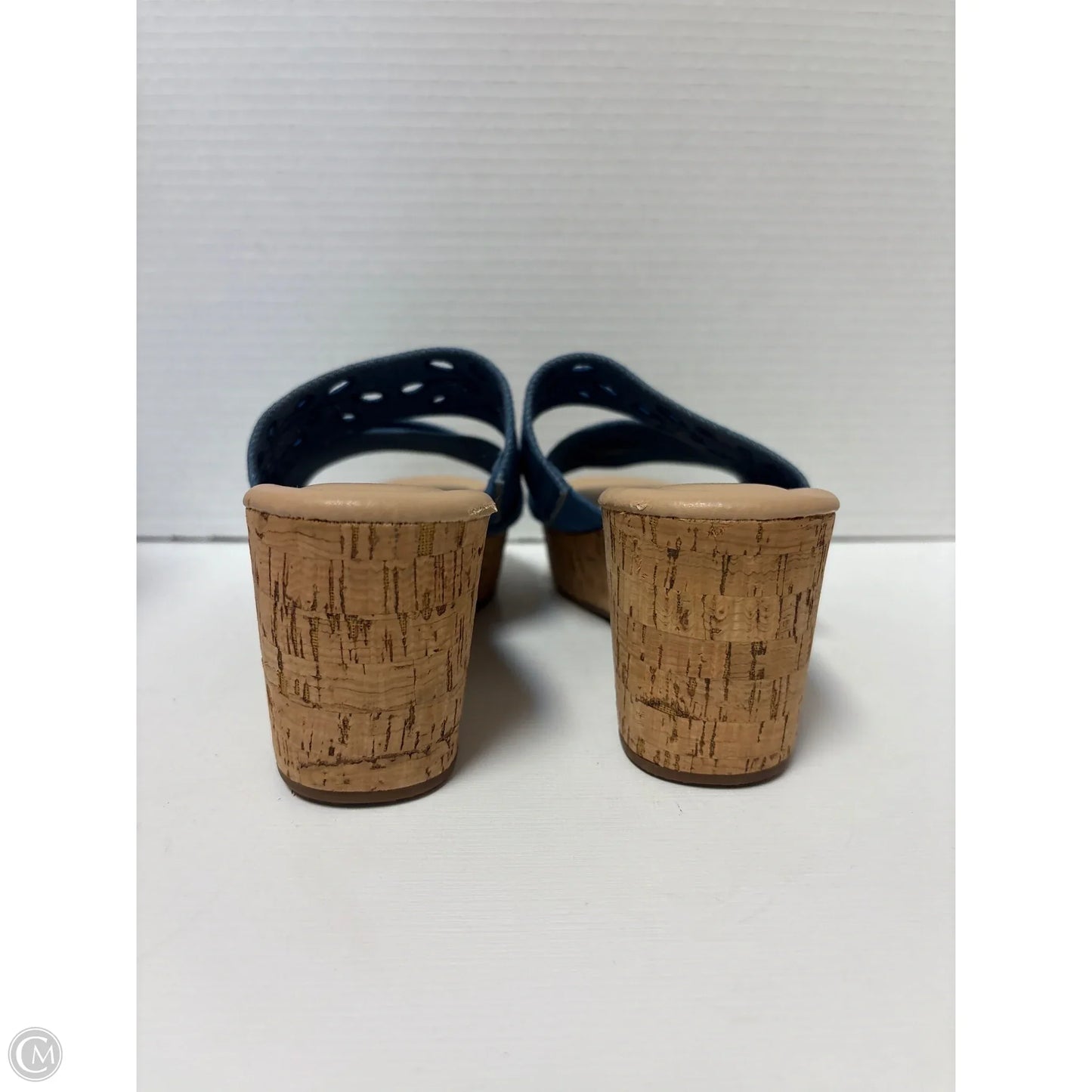 Shoes Heels Block By Cato In Blue, Size: 6