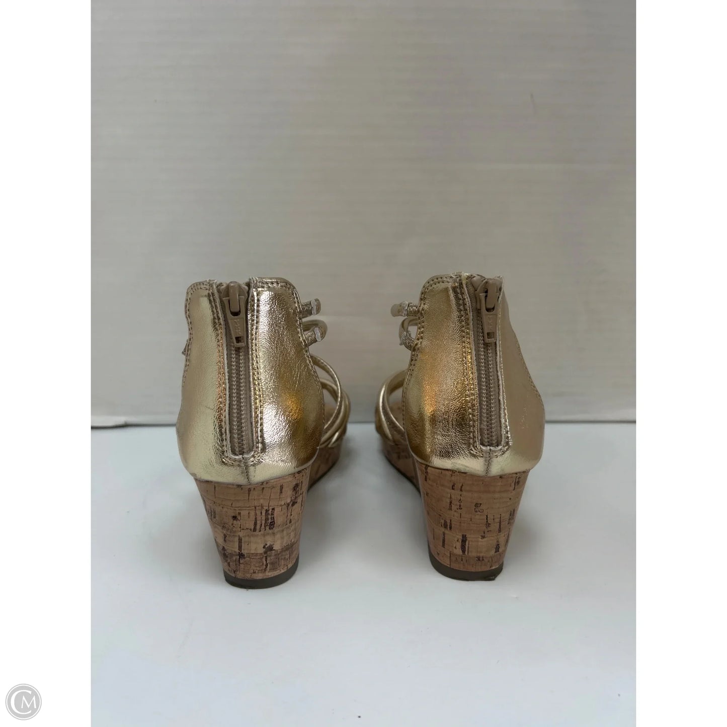 Shoes Heels Block By Sonoma In Gold, Size: 6