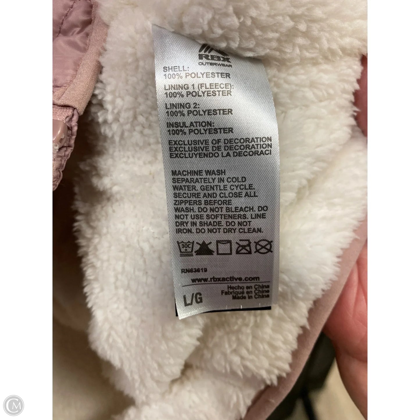 Coat Other By Rbx In Pink, Size: L