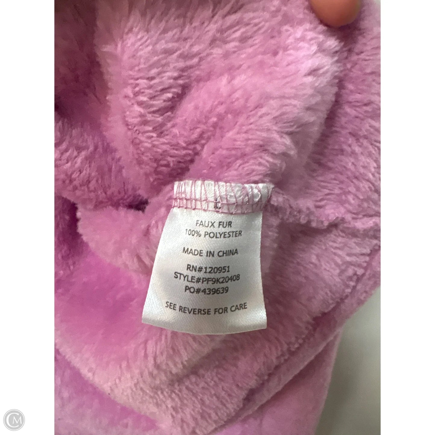 Sweatshirt Hoodie By Pink Rose In Pink, Size: L