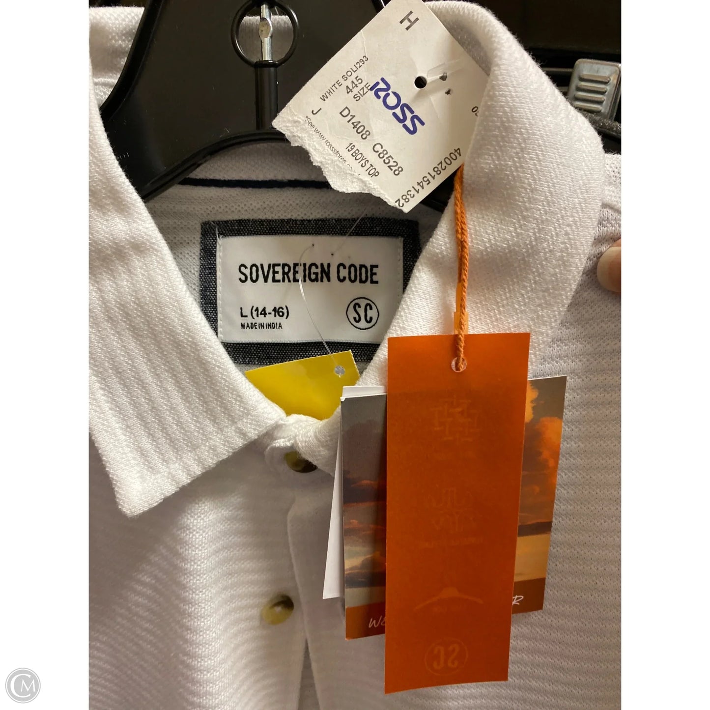 Top Long Sleeve By Clothes Mentor In White, Size: L