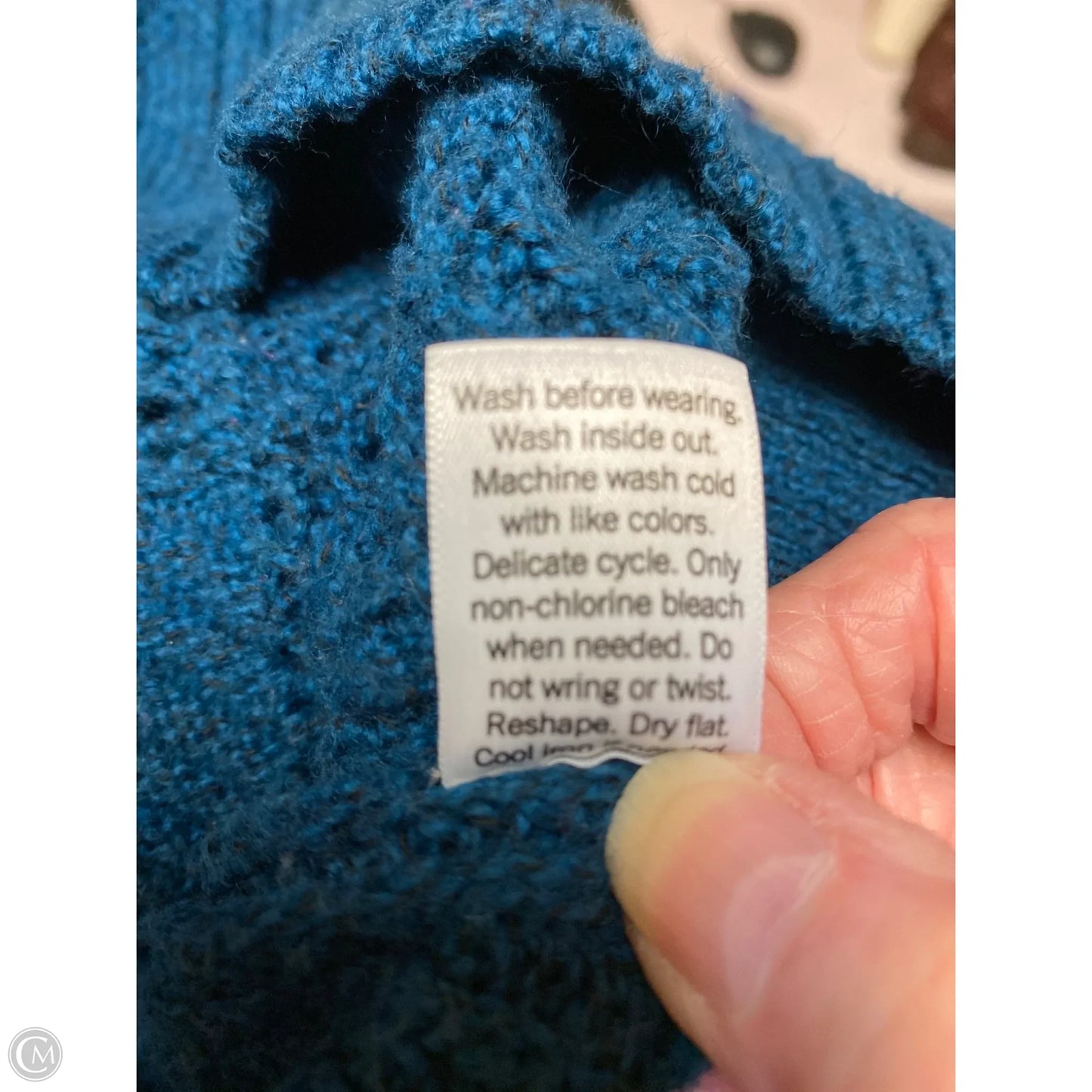 Sweater By Sonoma In Aqua, Size: M