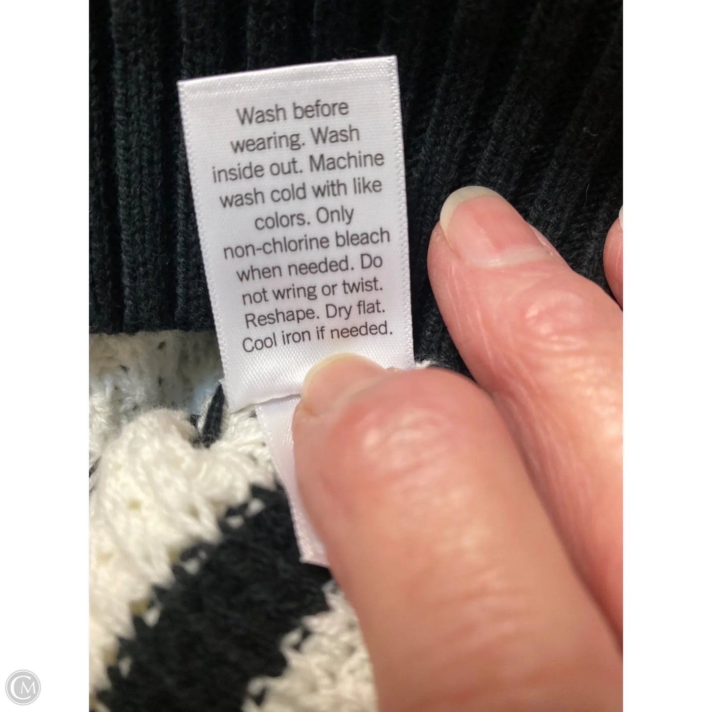 Sweater By So In Black & White, Size: Xs