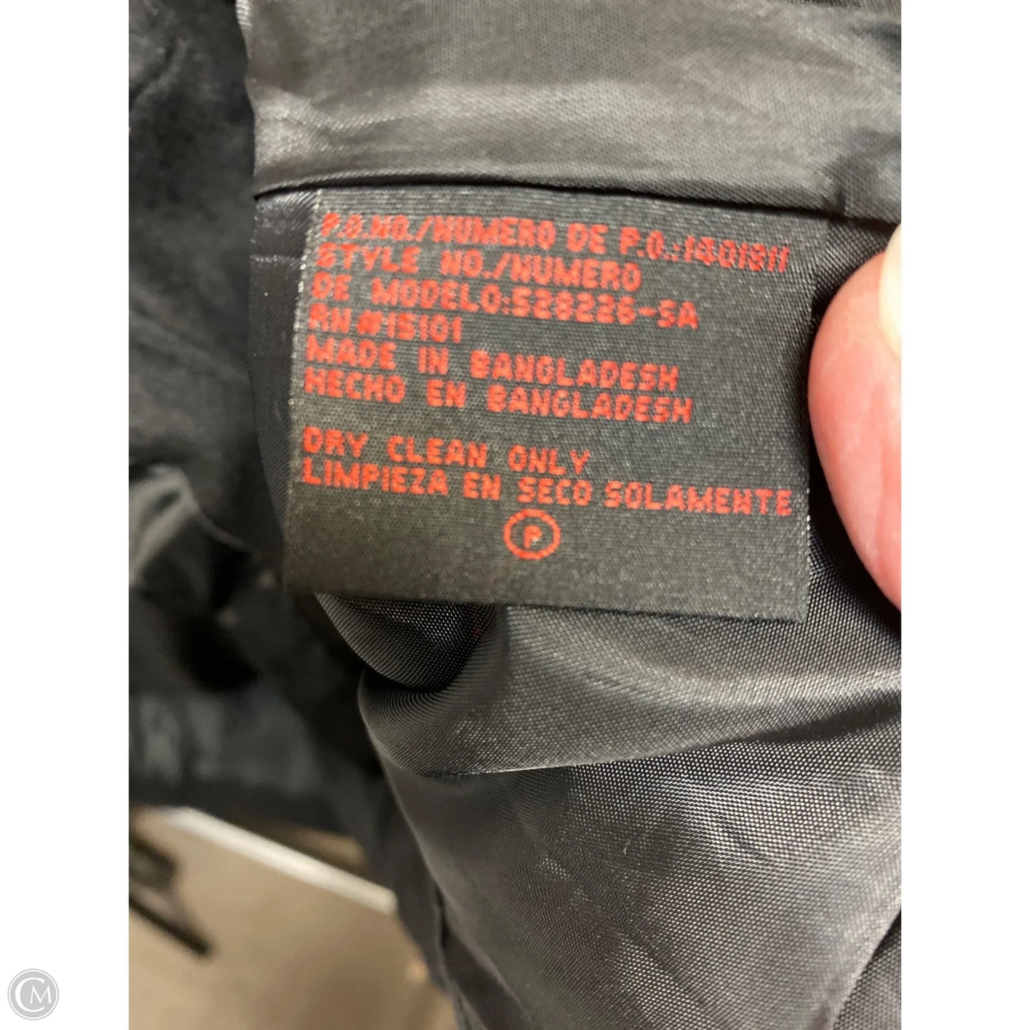 Coat Other By Clothes Mentor In Black, Size: Xl