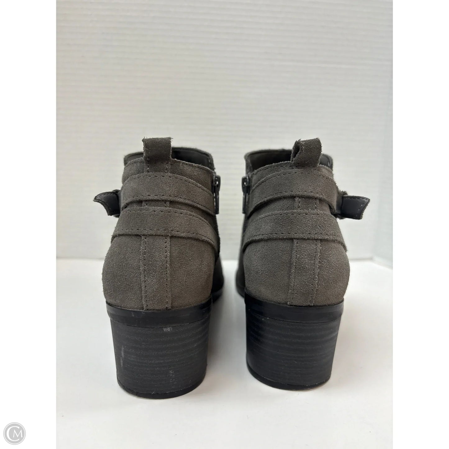 Boots Ankle Heels By Sonoma In Grey, Size: 8