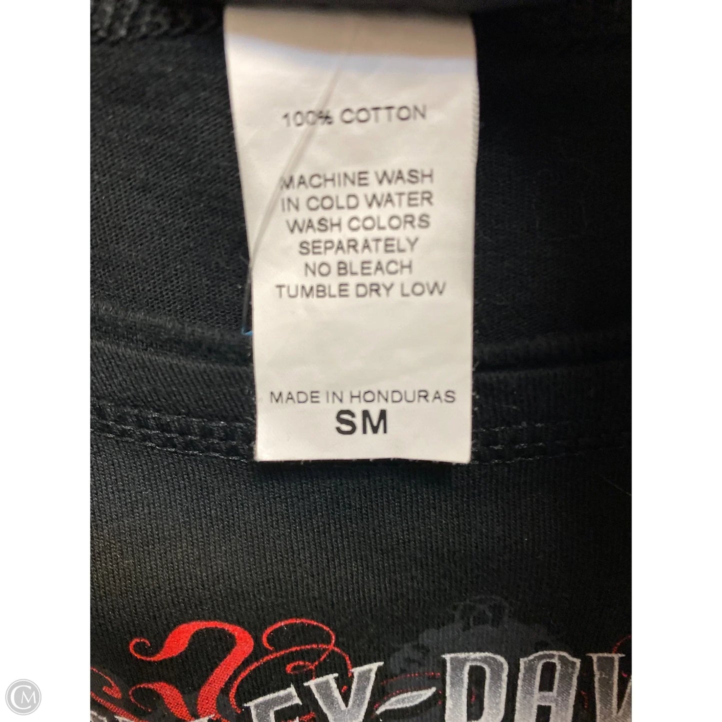 Top Long Sleeve By Harley Davidson In Black, Size: S