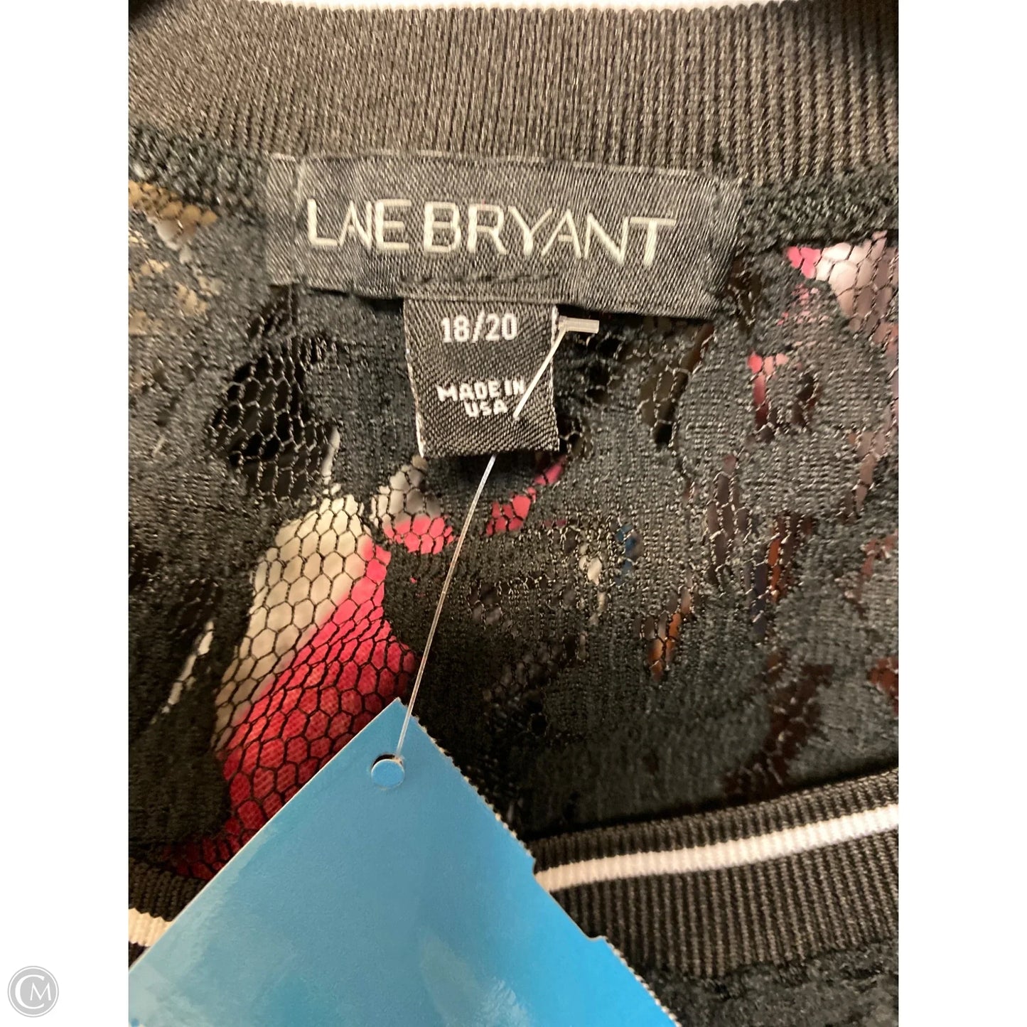 Swimwear Cover-up By Lane Bryant In Black, Size: 1x