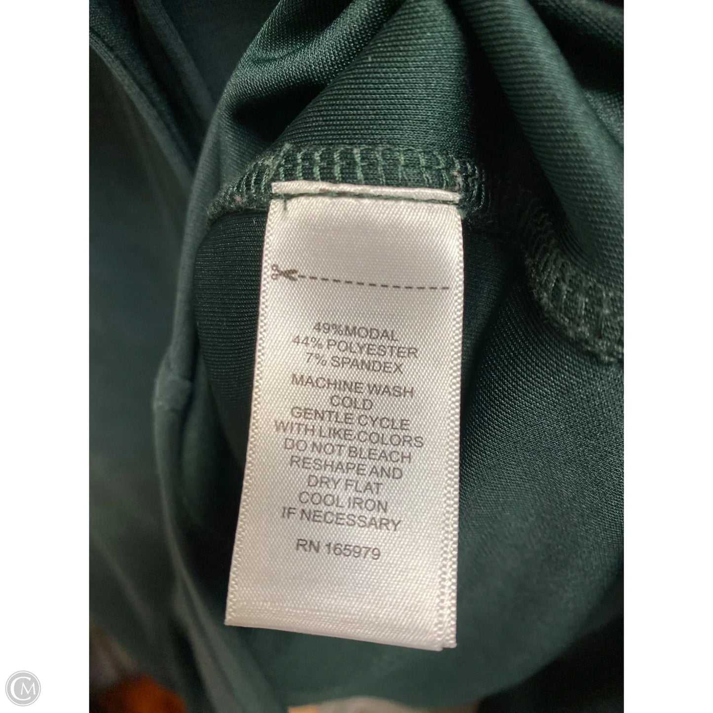 Top Long Sleeve By Cable And Gauge In Green, Size: M