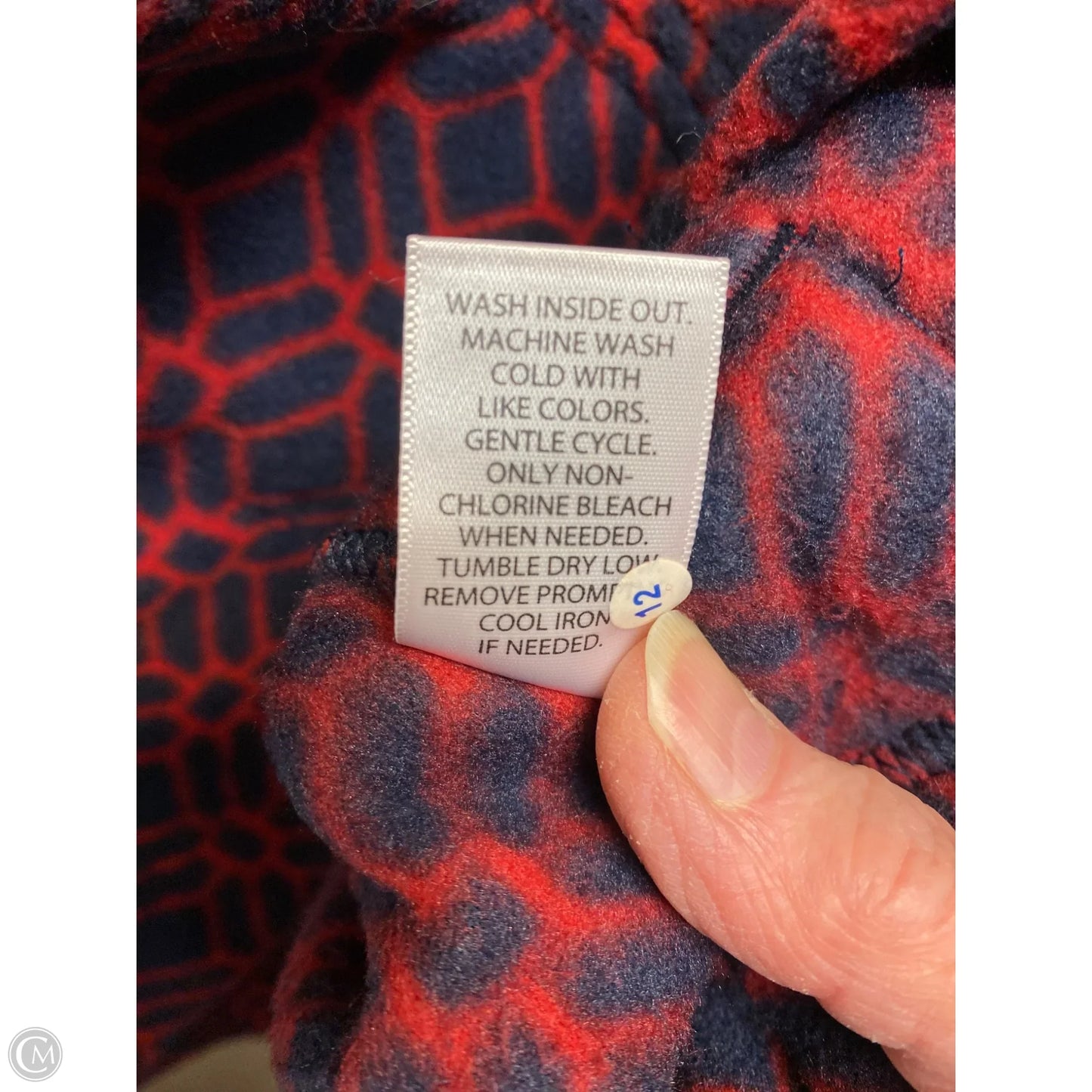 Jacket Fleece By Croft And Barrow In Red, Size: Xl