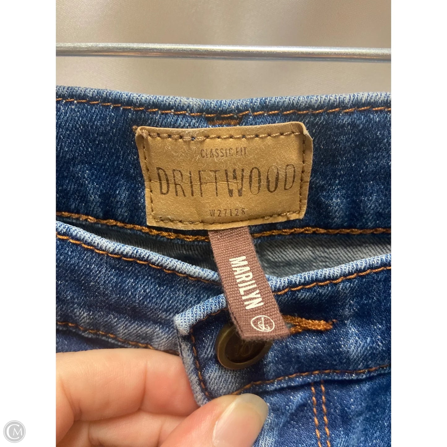 Jeans Skinny By Driftwood In Blue Denim, Size: 4
