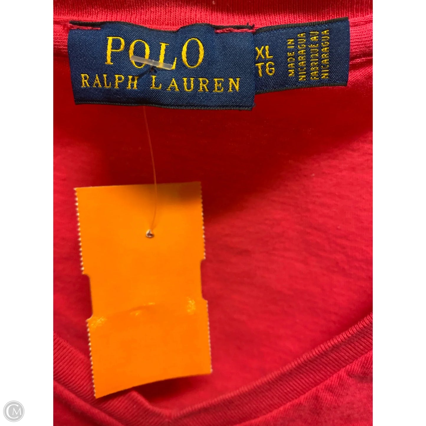 Top Short Sleeve By Ralph Lauren In Pink, Size: Xl