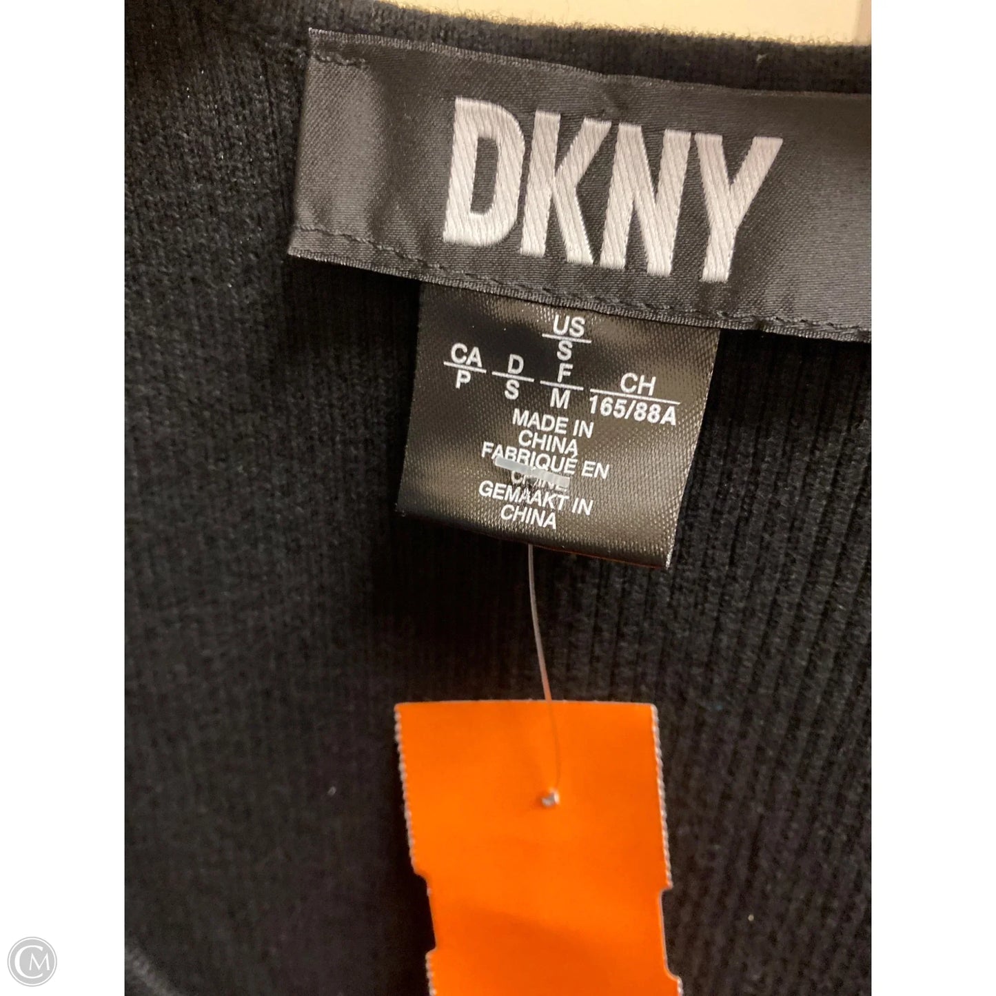Dress Casual Midi By Dkny In Black, Size: S