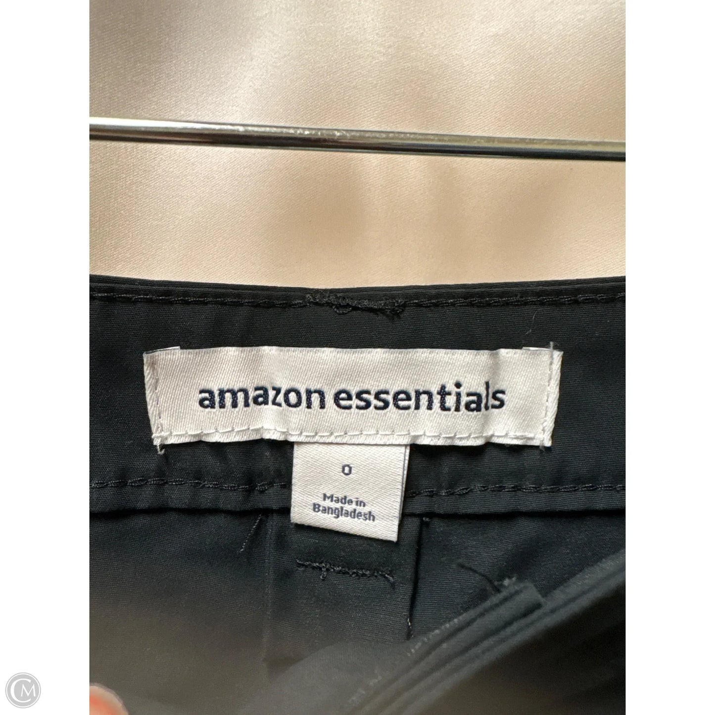 Shorts By Amazon Essentials In Black, Size: 0