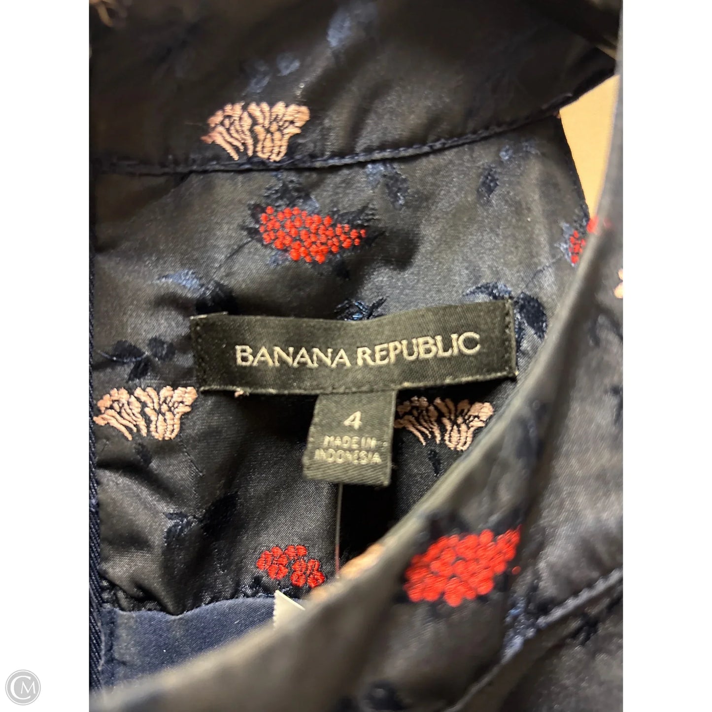 Dress Casual Midi By Banana Republic In Navy, Size: S
