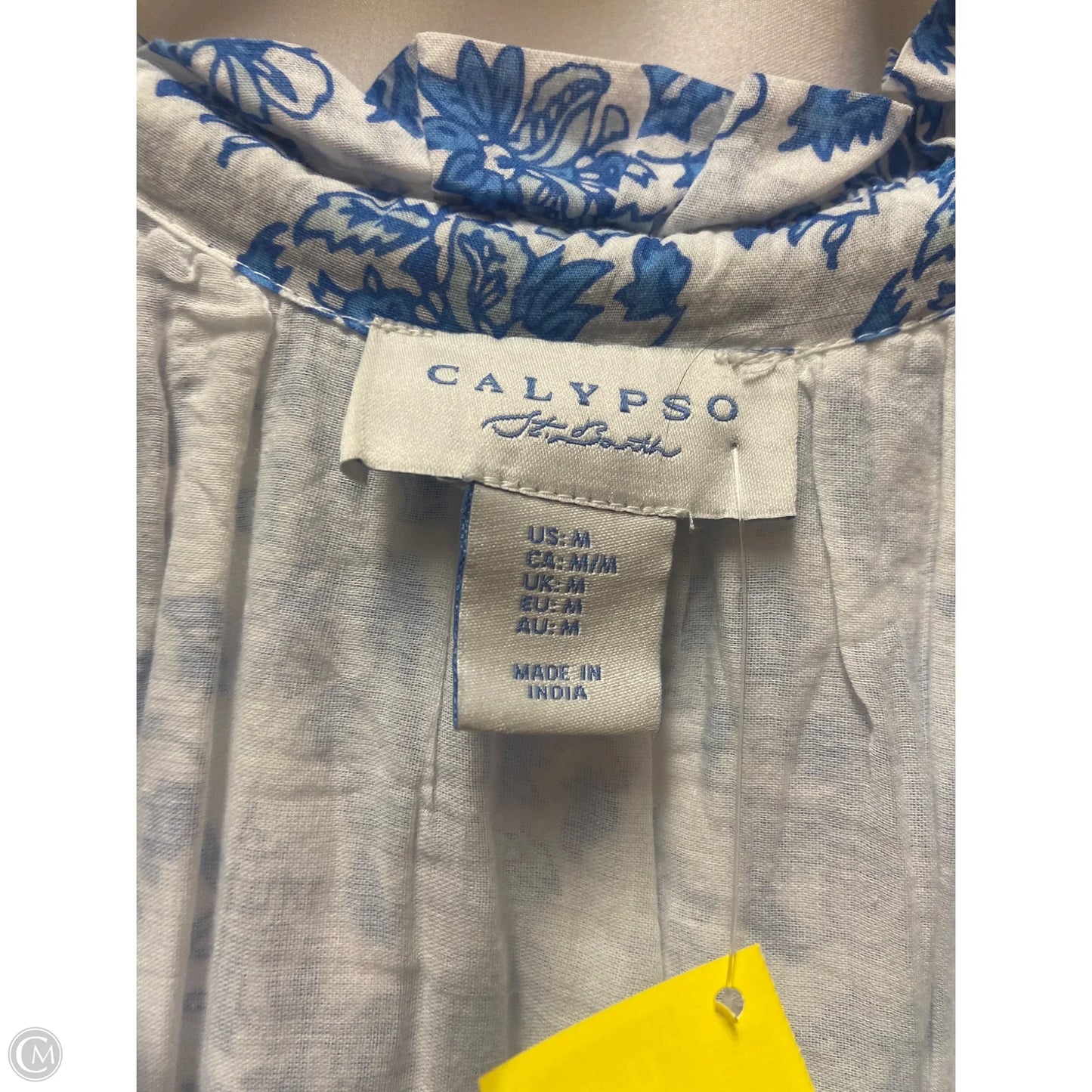 Dress Casual Maxi By Calypso St Barth In Blue, Size: M