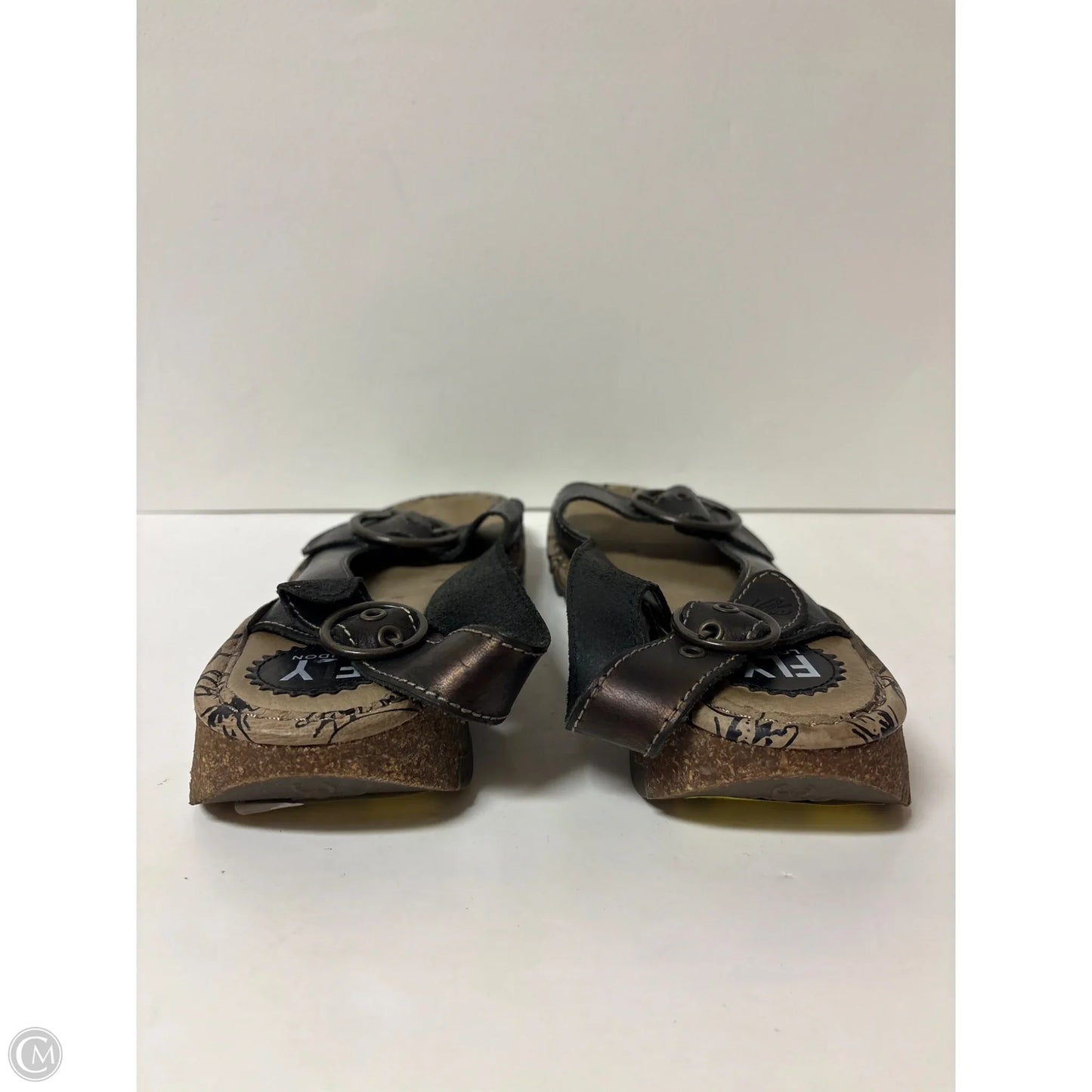 Sandals Flats By Fly London In Black, Size: 8.5