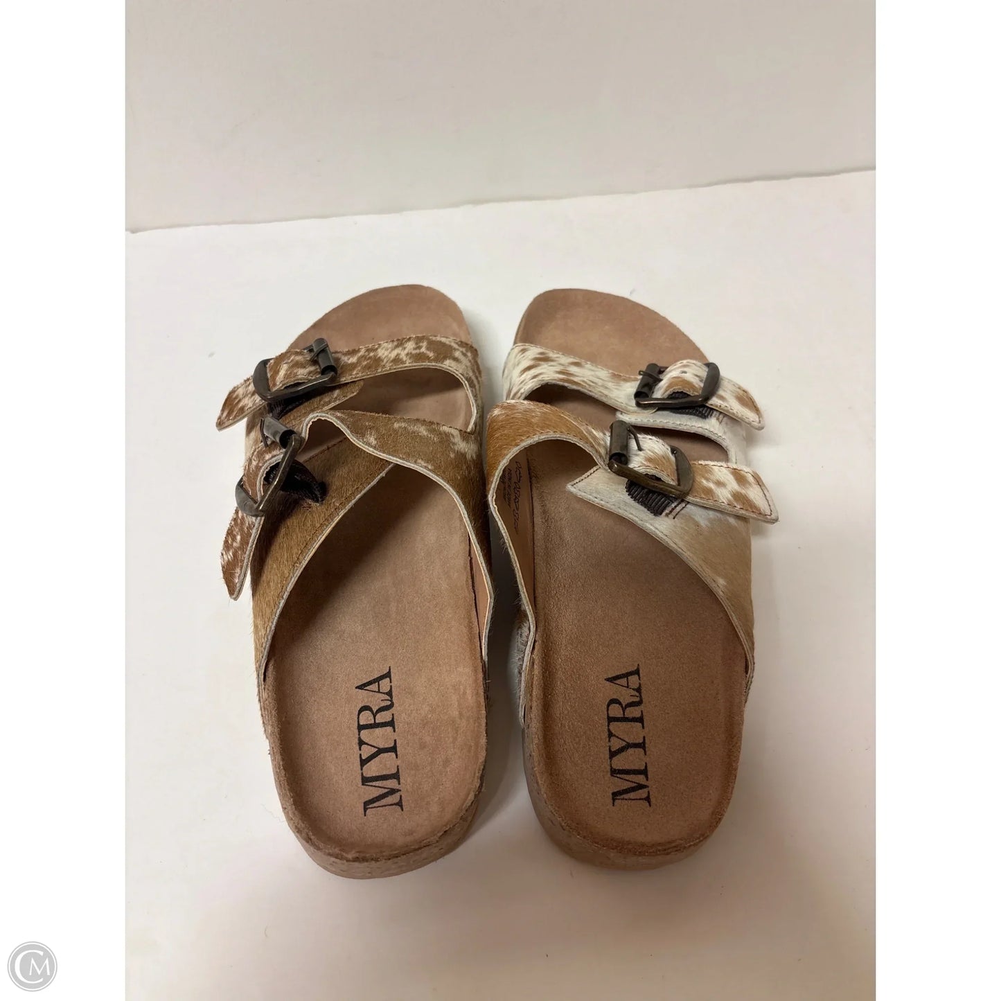 Sandals Flats By Myra In Brown, Size: 9
