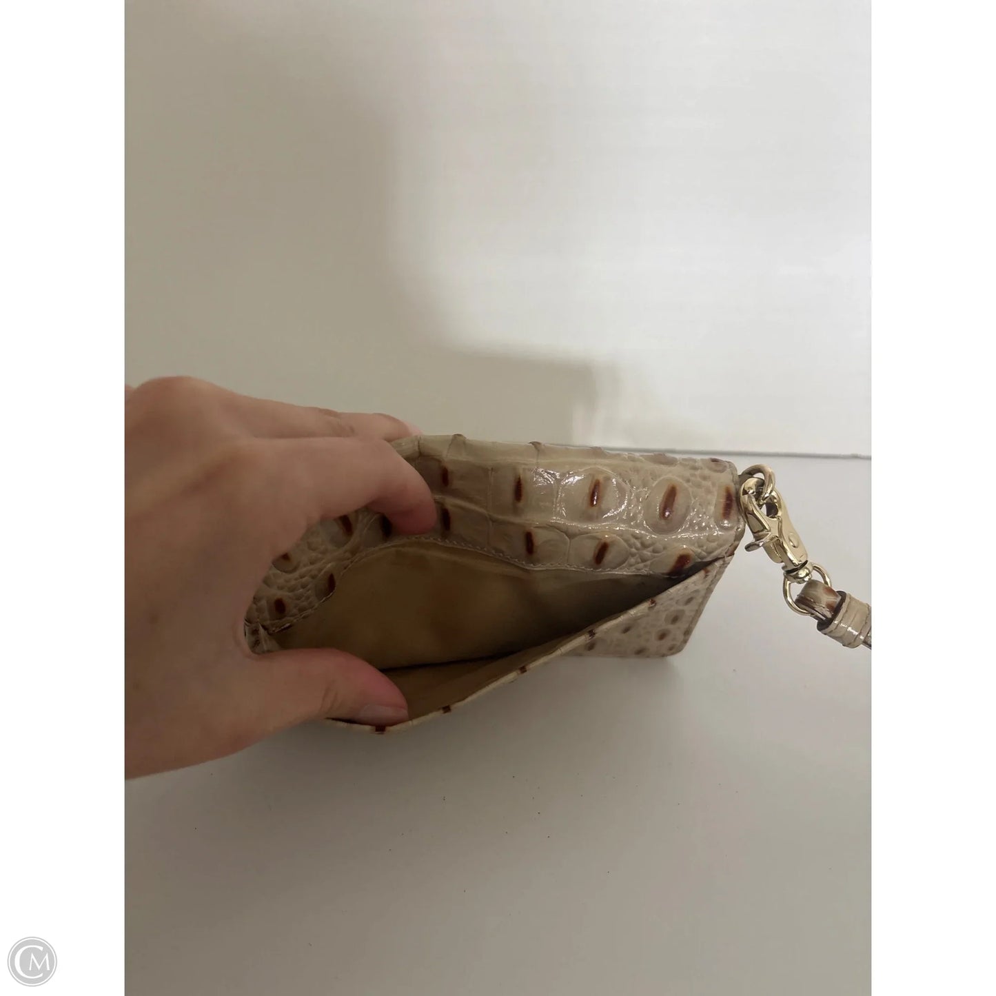 Wristlet Designer By Brahmin, Size: Medium