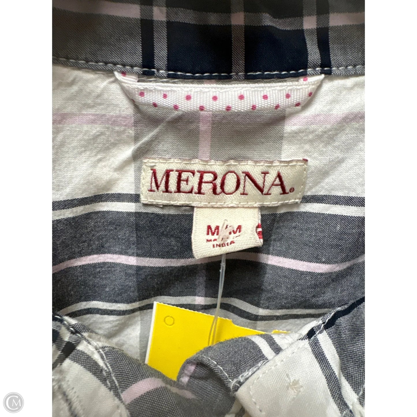 Top Long Sleeve By Merona In Grey, Size: M