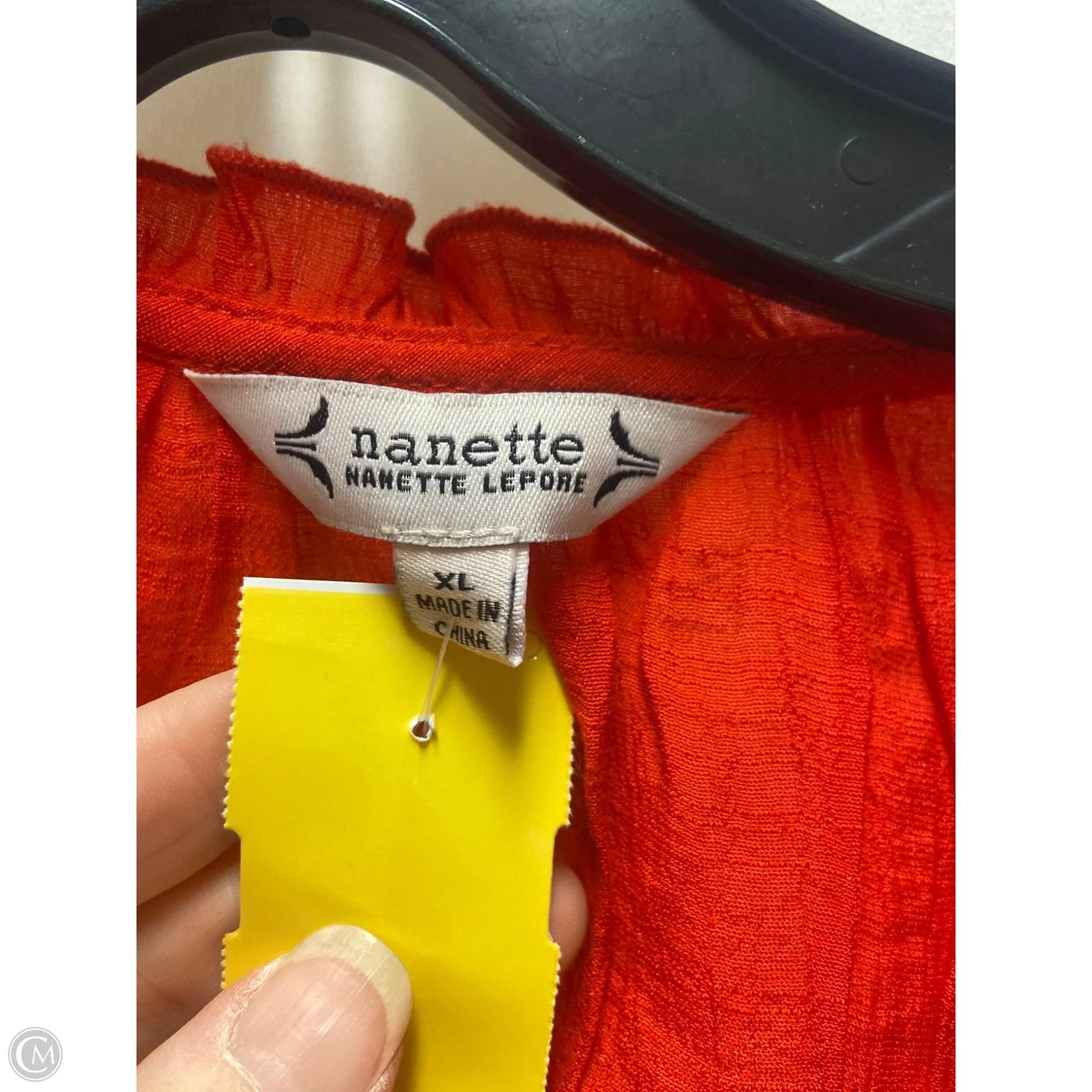 Top Sleeveless By Nanette By Nanette Lepore In Red, Size: Xl