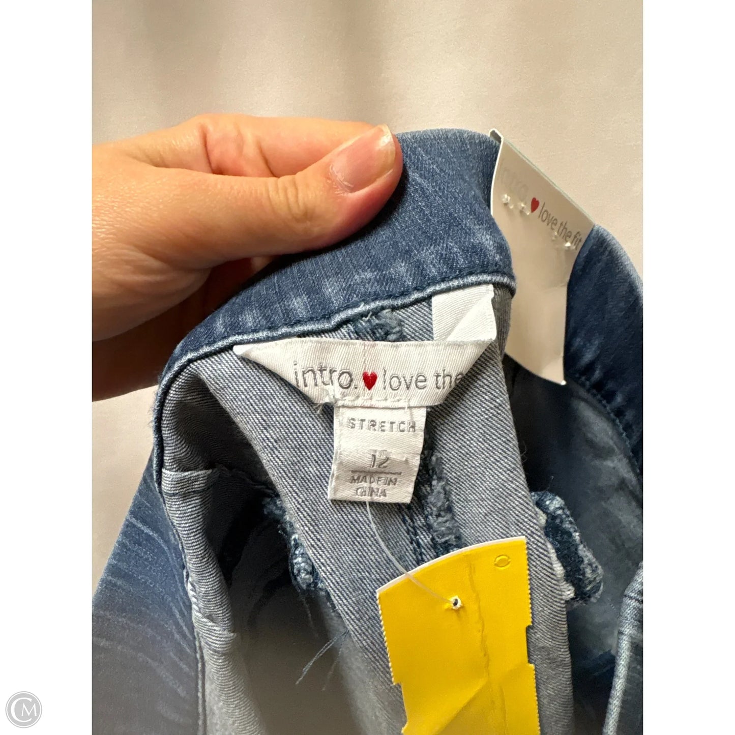 Shorts By Intro In Blue Denim, Size: 12