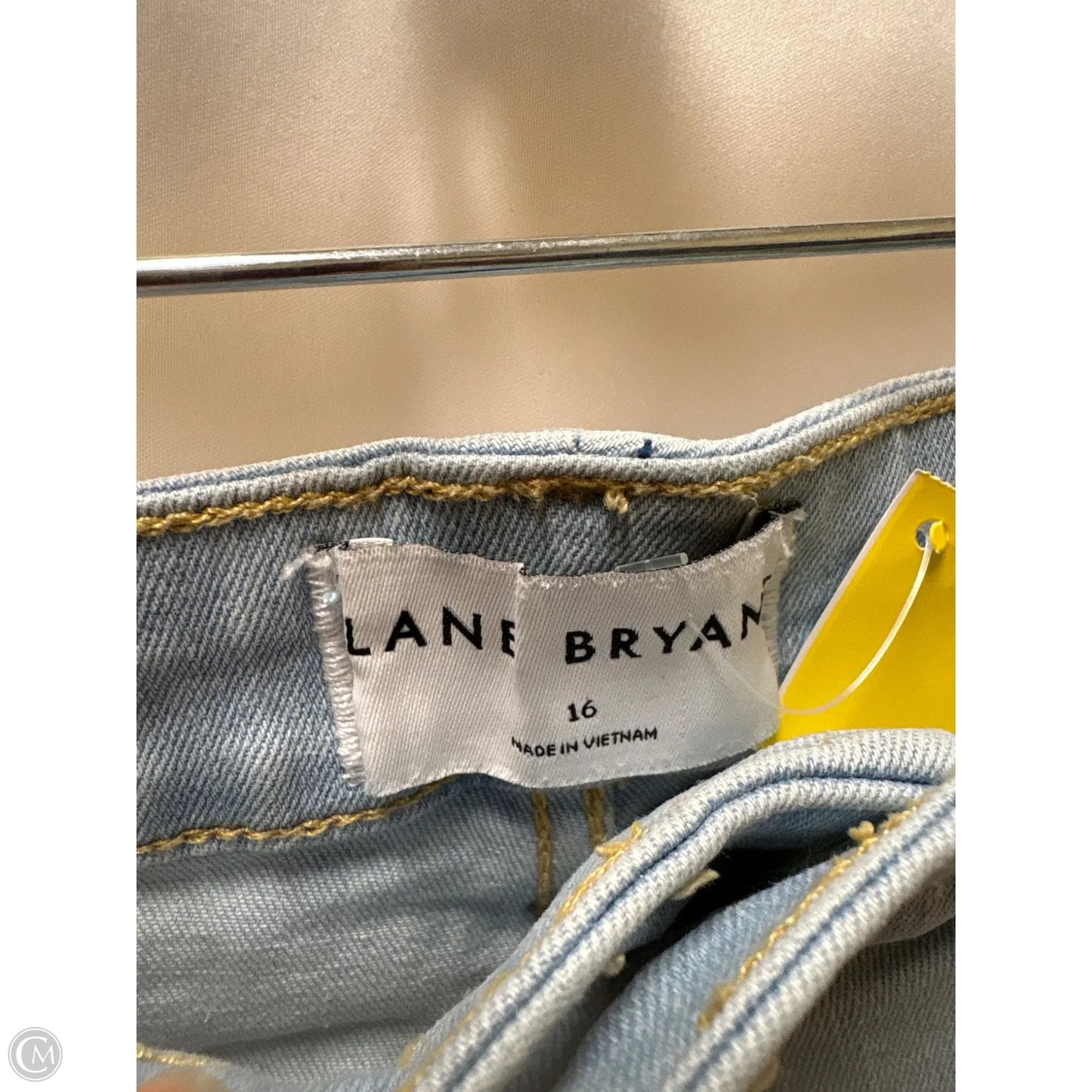 Shorts By Lane Bryant In Blue Denim, Size: 16