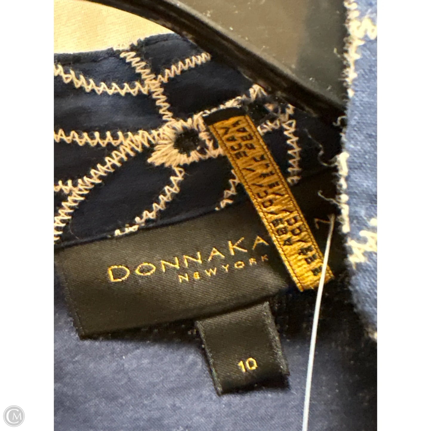 Dress Casual Maxi By Donna Karan In Blue, Size: M