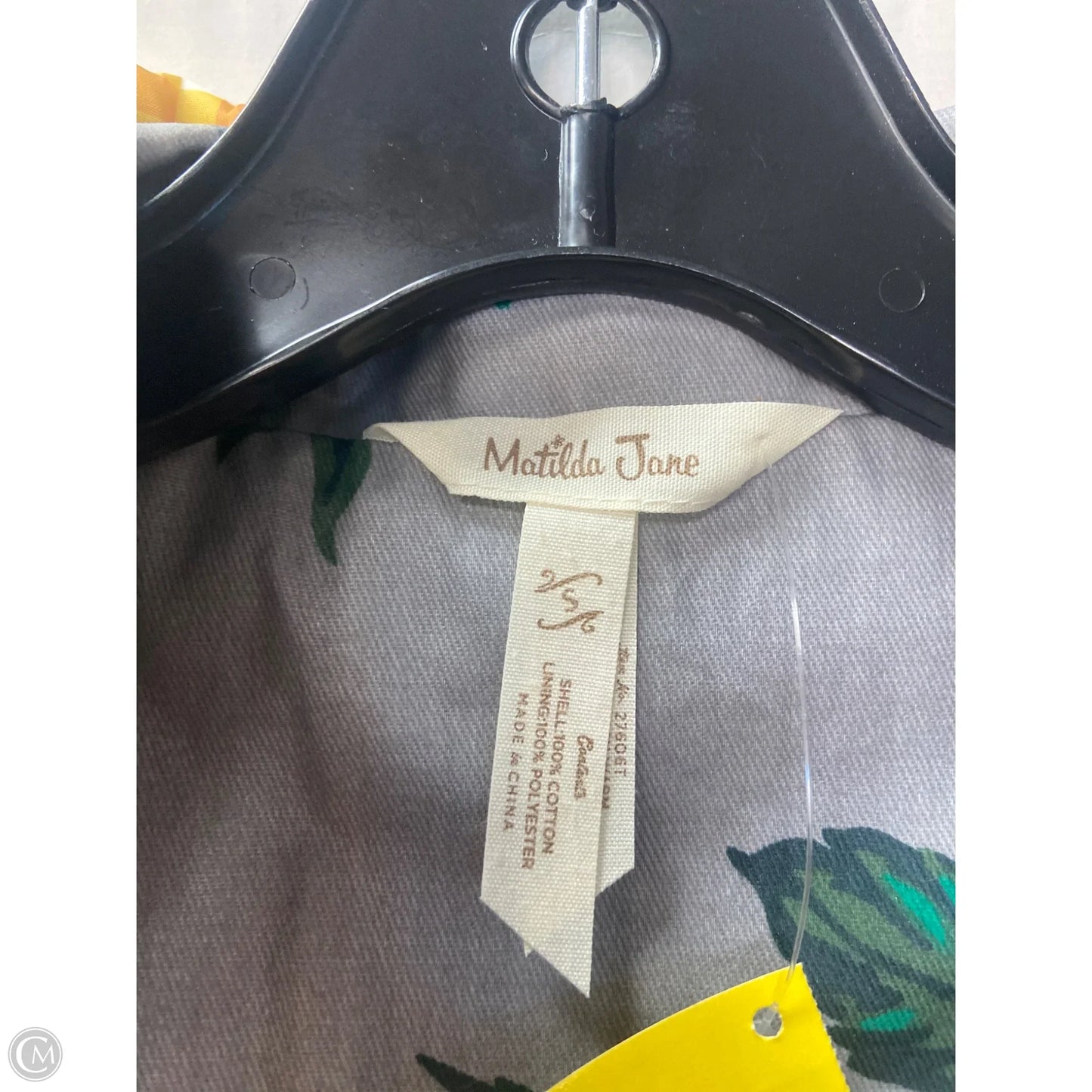 Coat Raincoat By Matilda Jane In Grey, Size: S