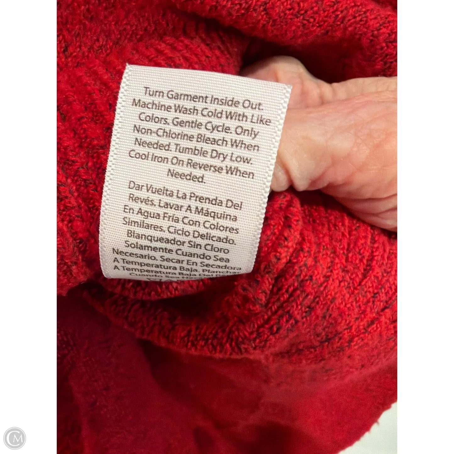 Sweater By Time And Tru In Red, Size: M