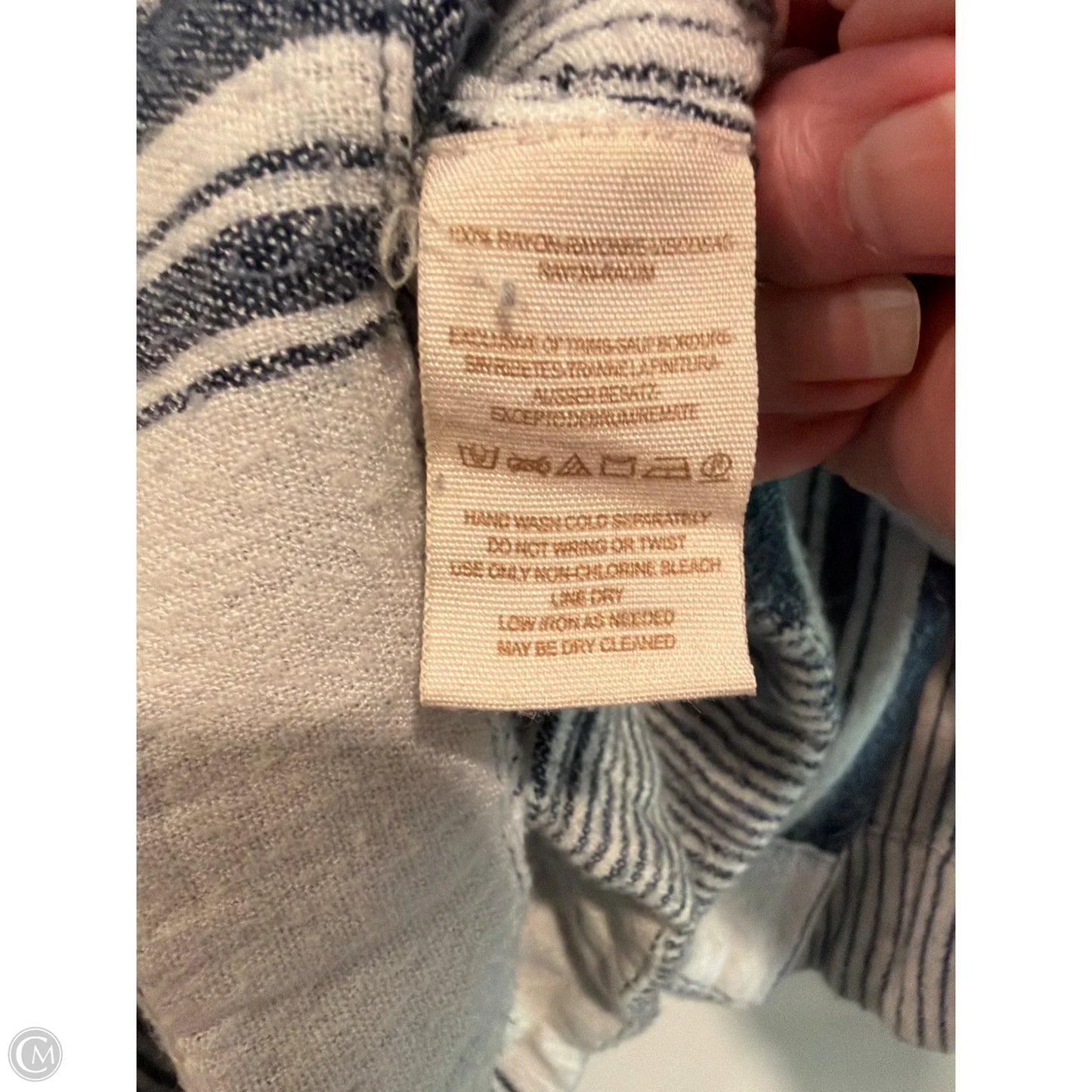 Top Long Sleeve By Free People In Blue, Size: S