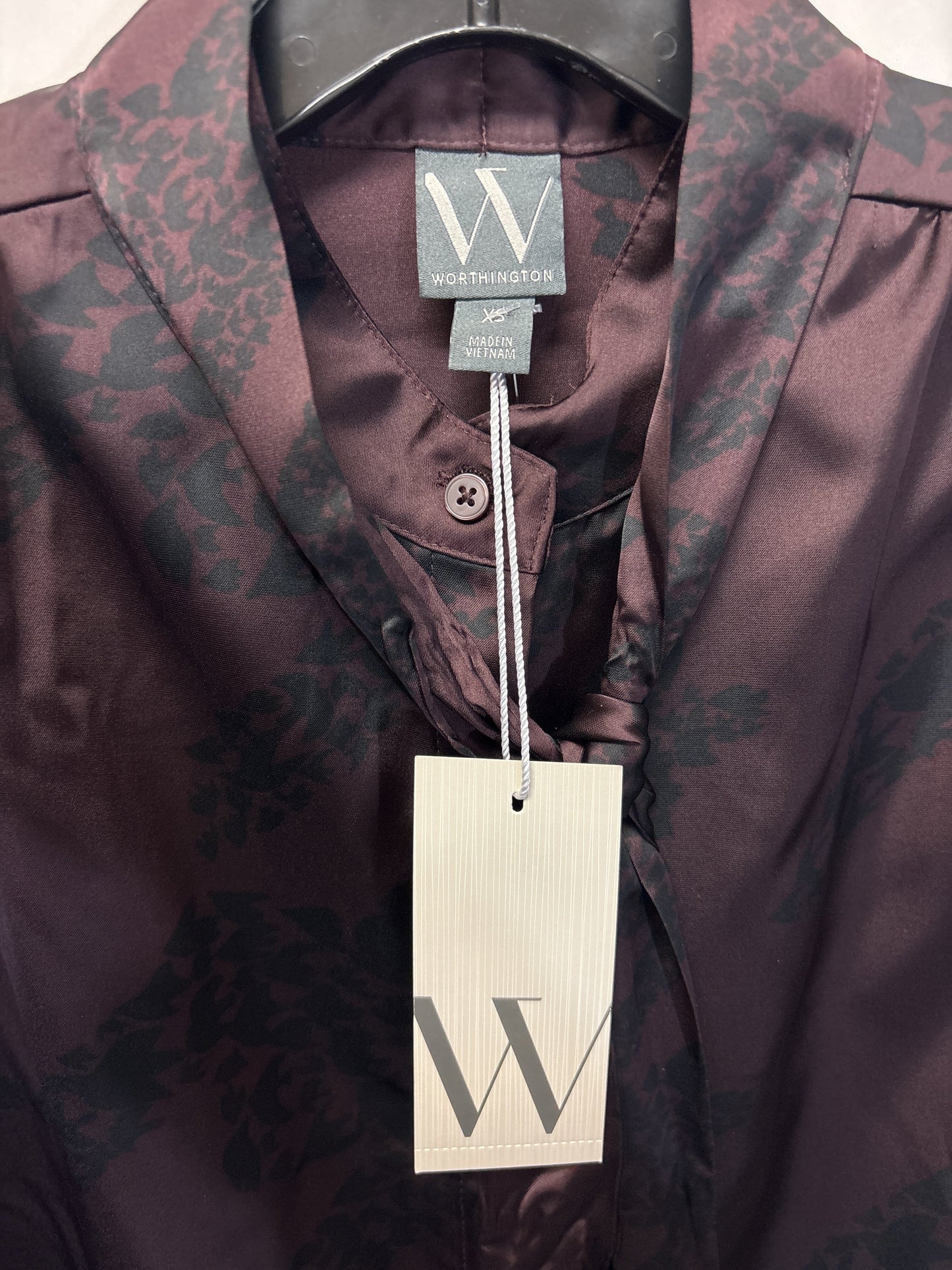 Top Long Sleeve By Worthington Size: Xs