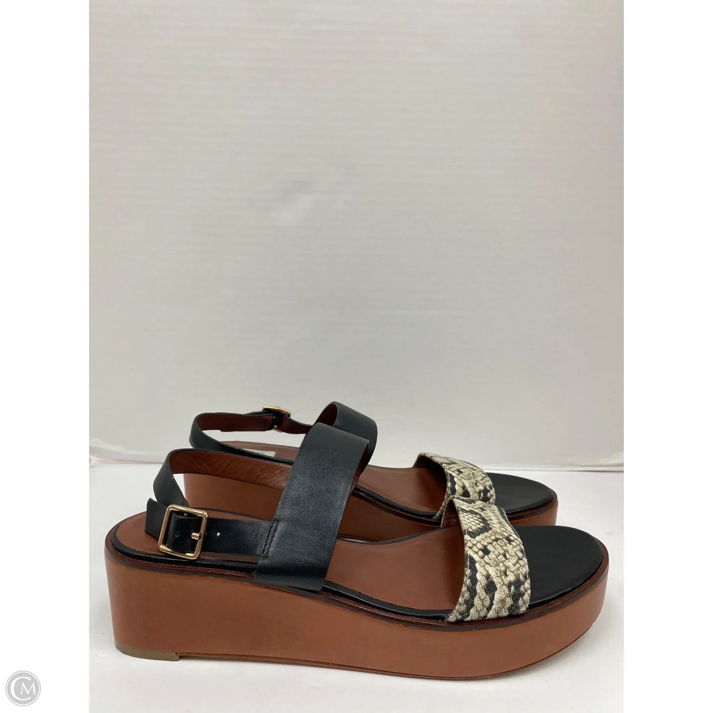 Sandals Flats By Cole-haan In Black, Size: 10