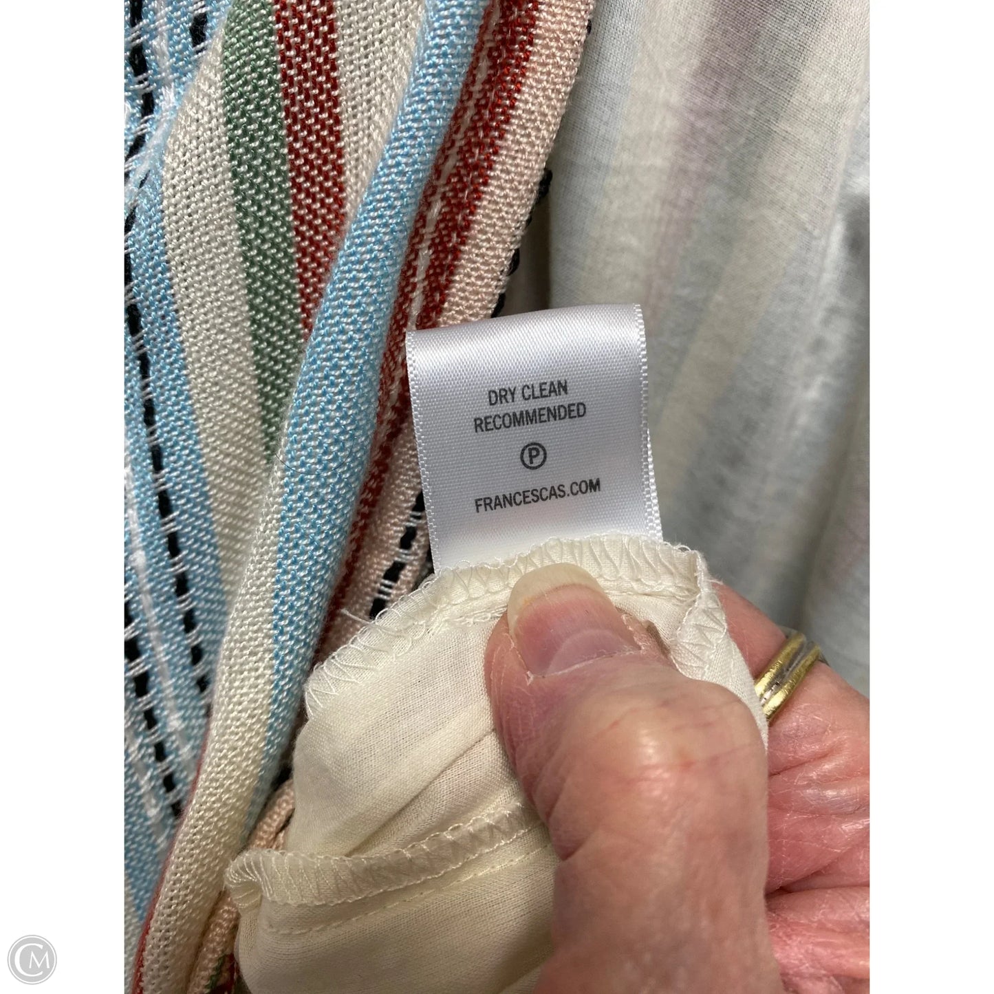 Jumpsuit By Blue Rain In Blue & Cream, Size: Xl