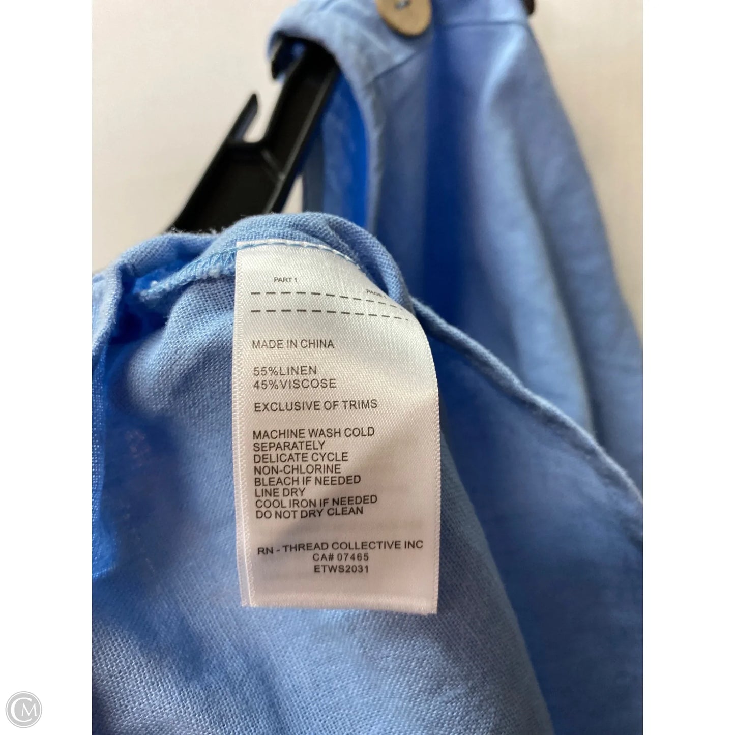 Top Short Sleeve By Ellen Tracy In Blue, Size: M