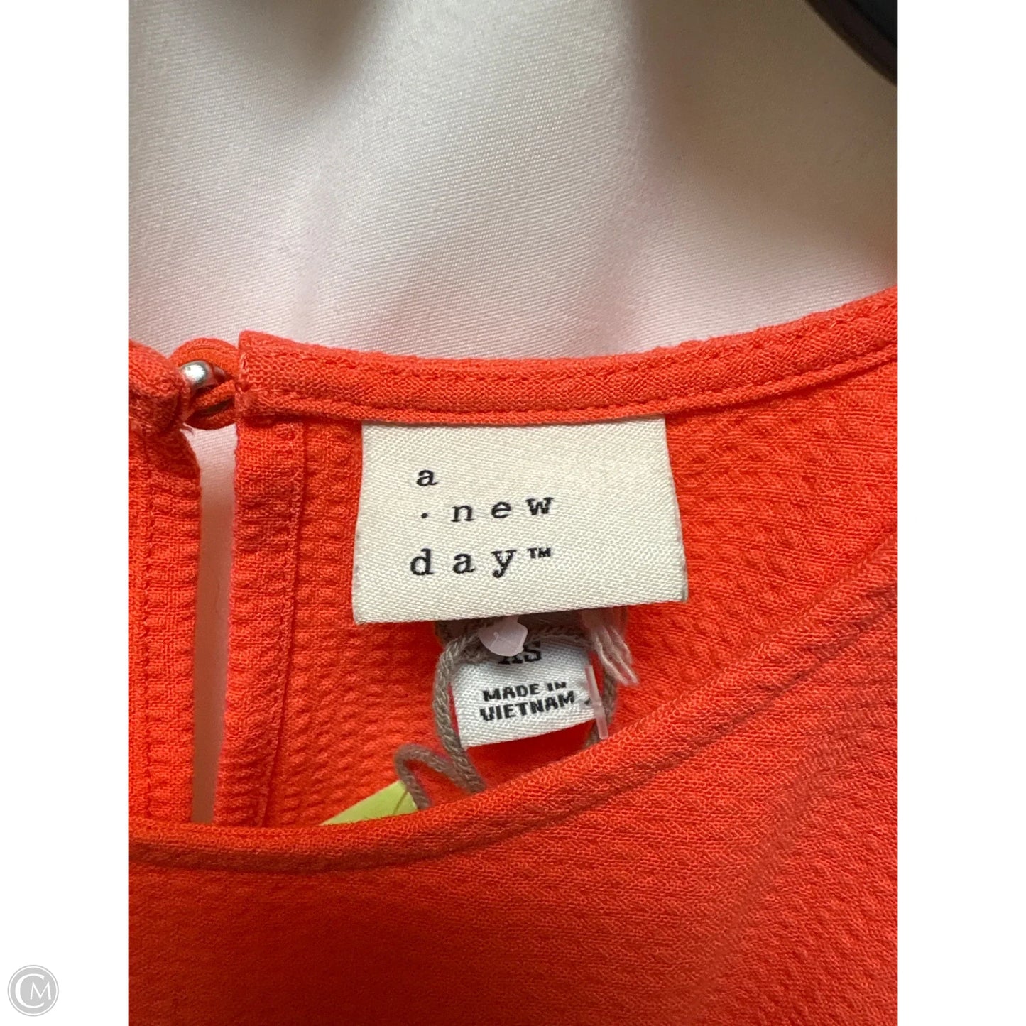 Dress Casual Maxi By A New Day In Coral, Size: Xs