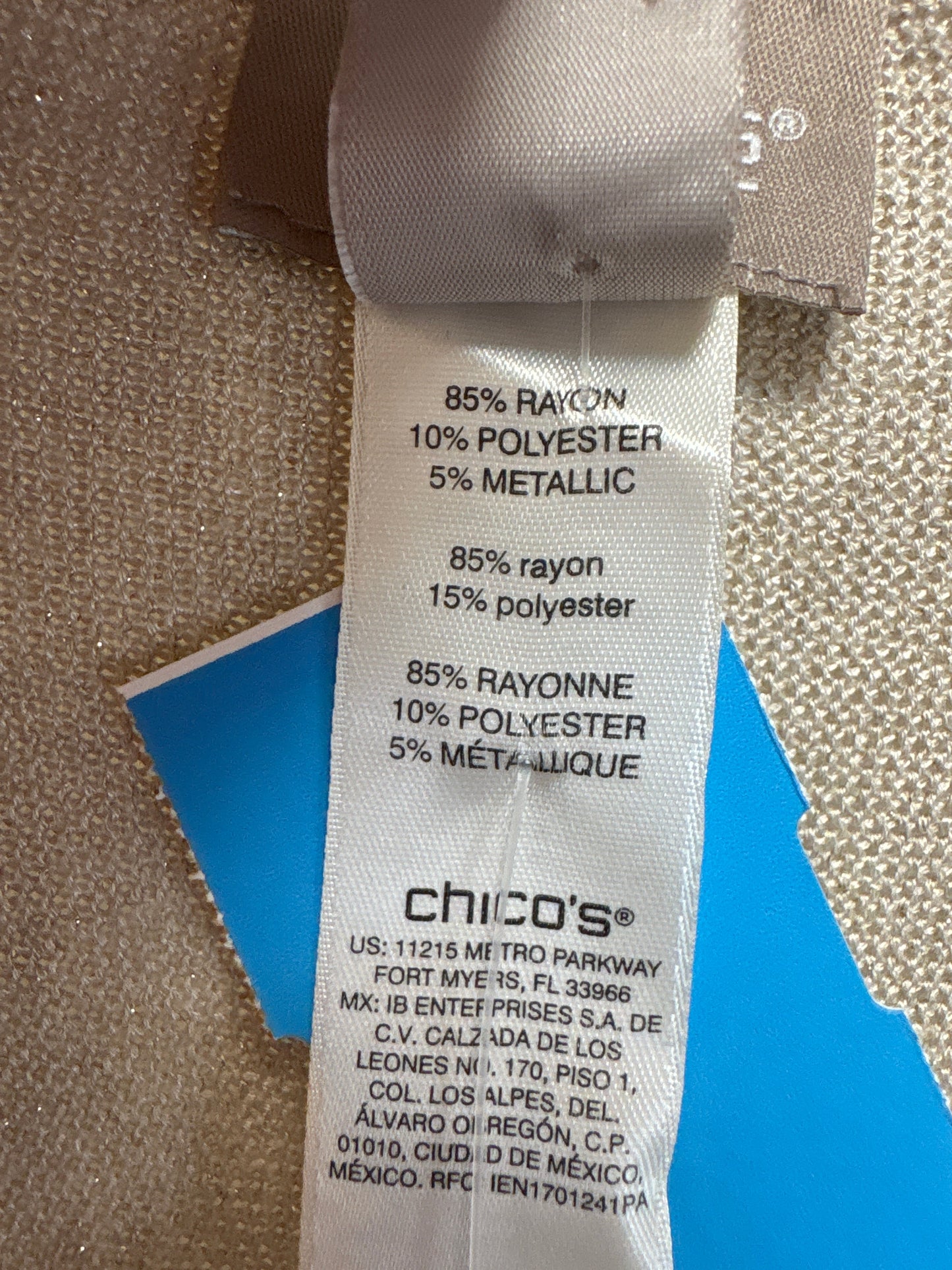 Cardigan By Chicos In Gold, Size: M