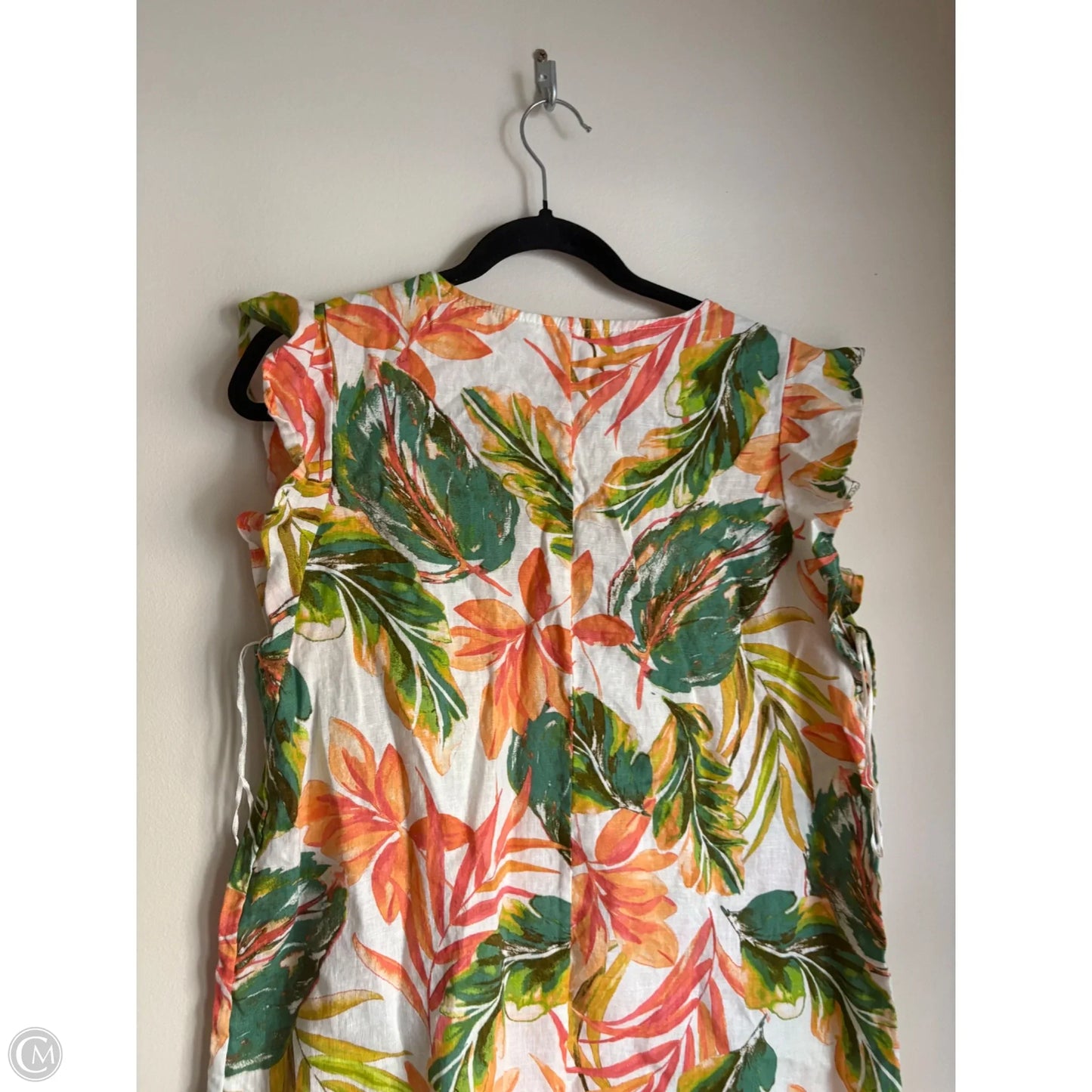 Dress Casual Midi By Nicole Miller In Floral Print, Size: L