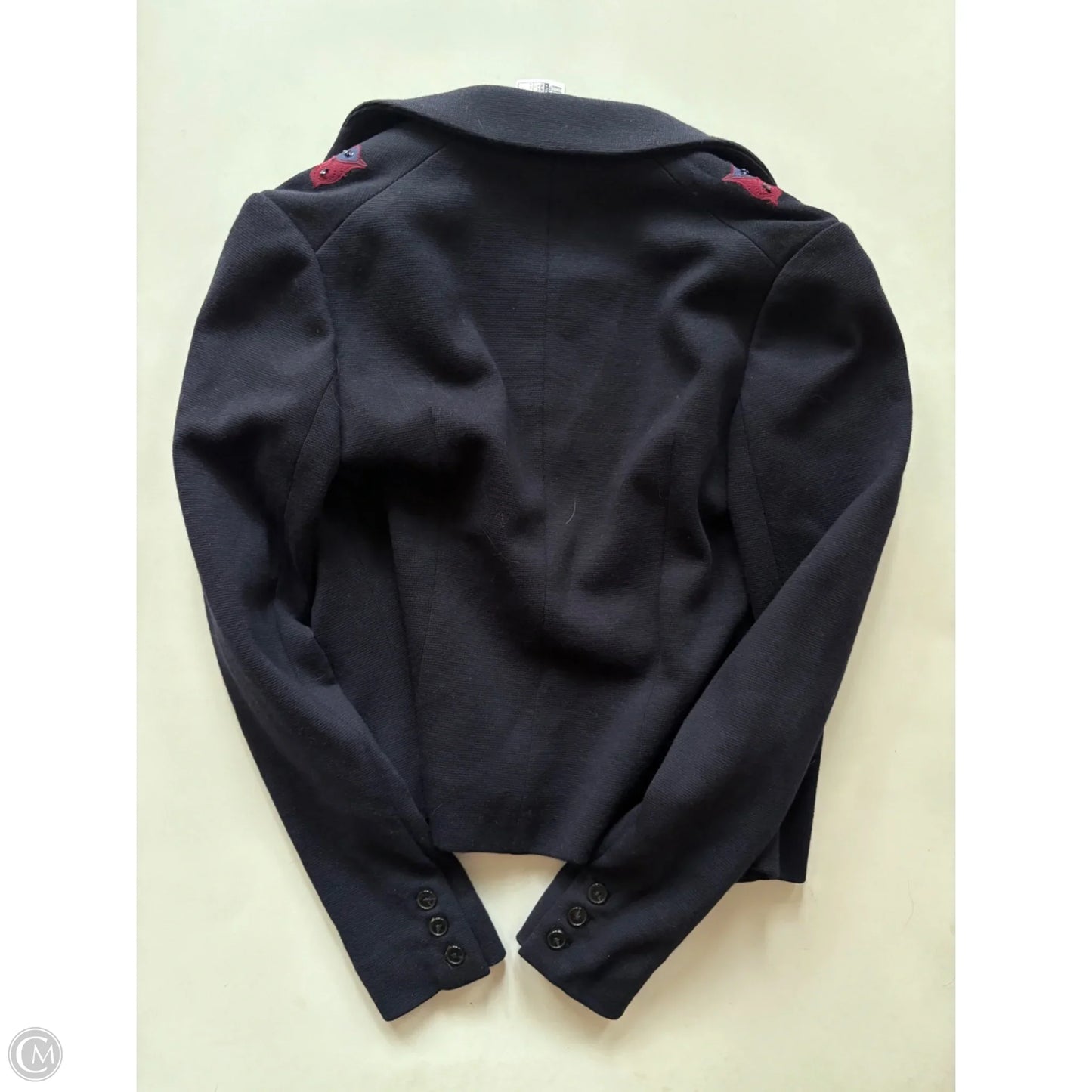 Blazer Designer By Tory Burch In Black, Size: Xs