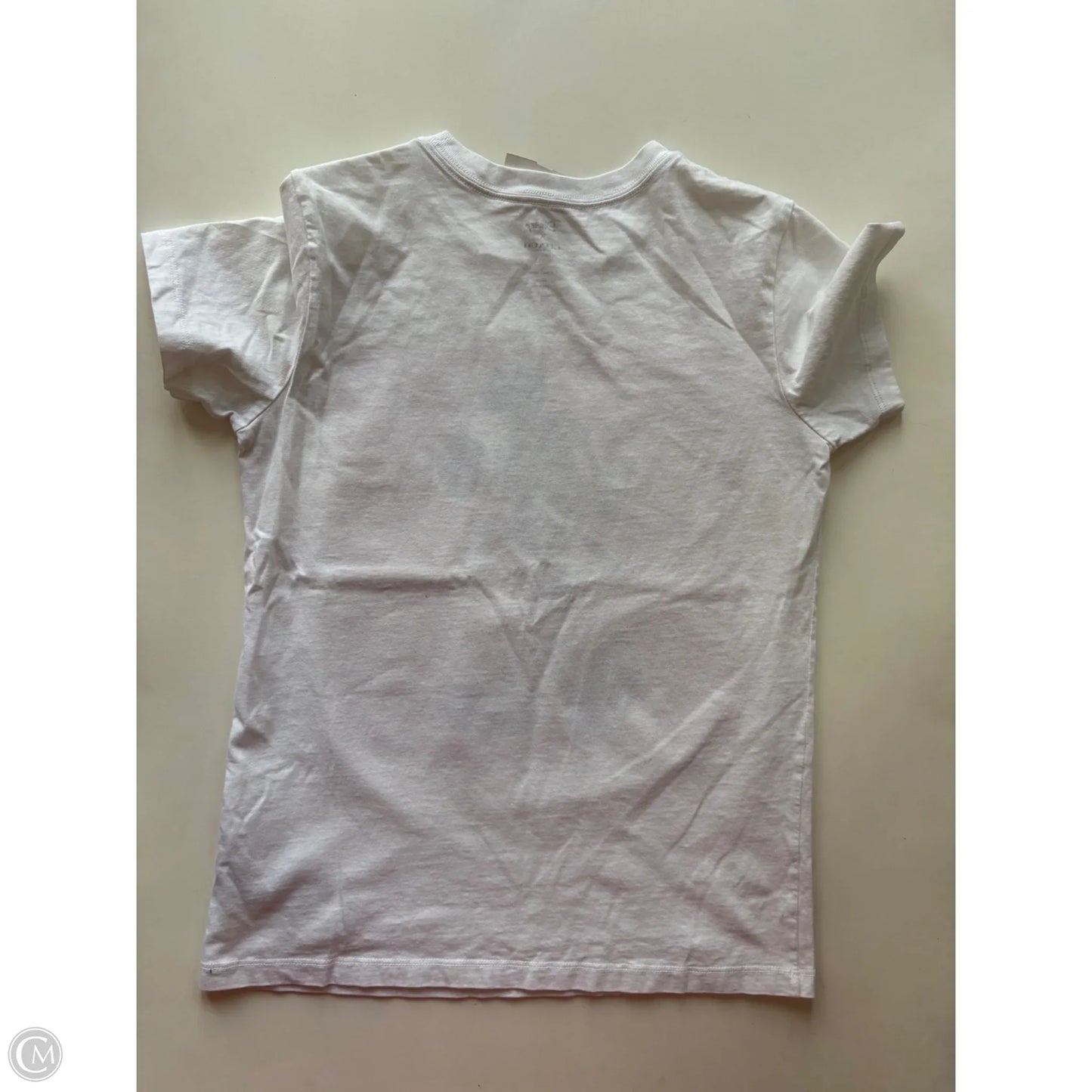 Top Short Sleeve Designer By Coach In White, Size: Xxs