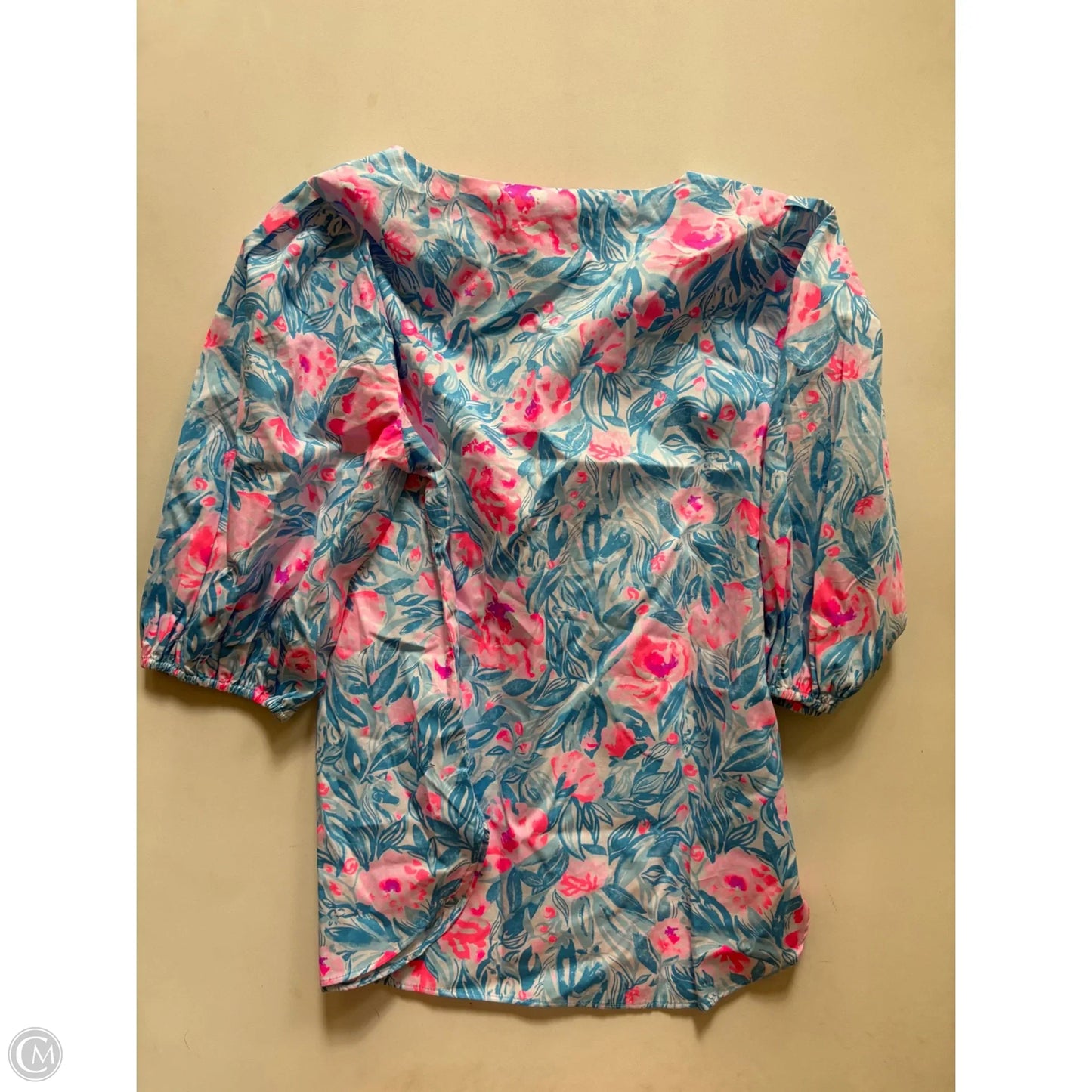 Top Long Sleeve Designer By Lilly Pulitzer In Floral Print, Size: Xs