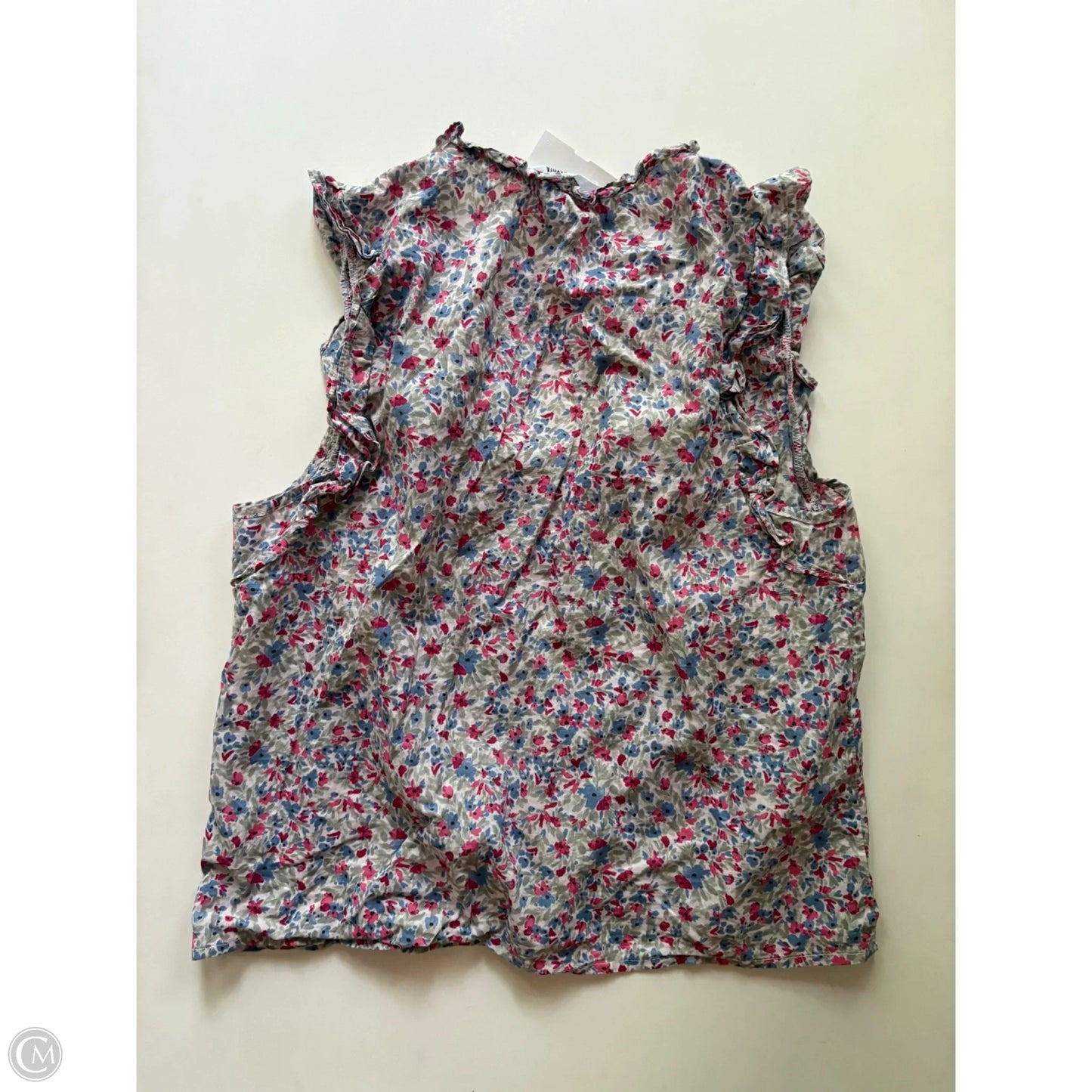 Top Short Sleeve By Bb Dakota In Floral Print, Size: M