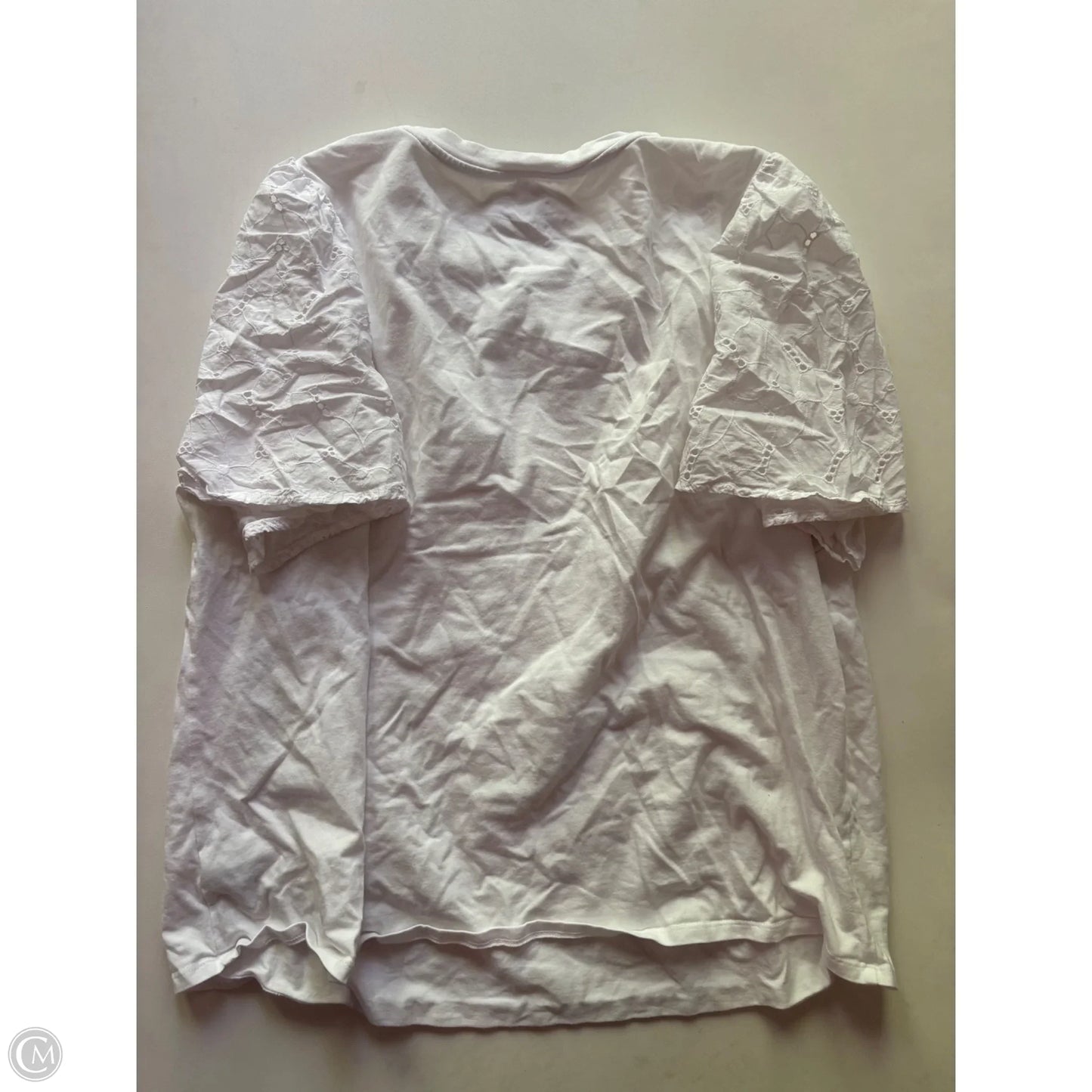 Top Short Sleeve By A New Day In White, Size: 2x